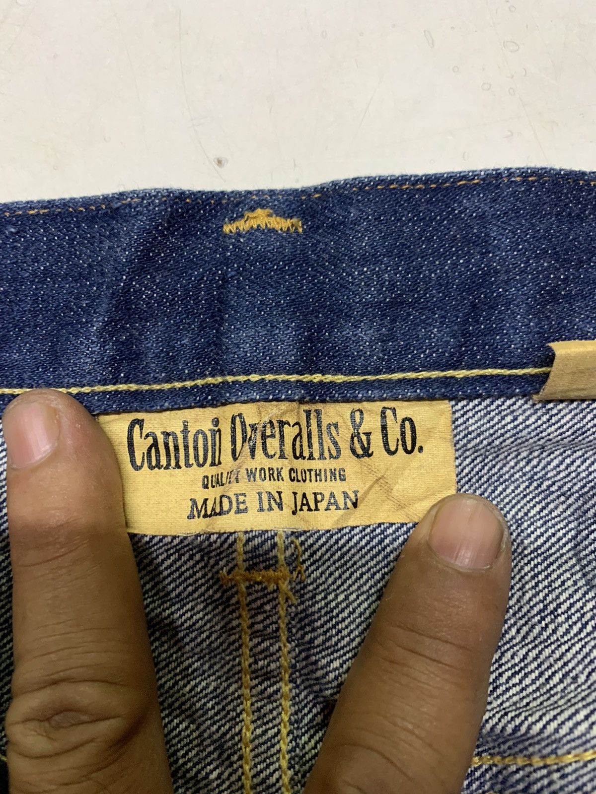 Designer × Japanese Brand Canton overalls & co. Jeans Size US 34 / EU 50 - 10 Thumbnail
