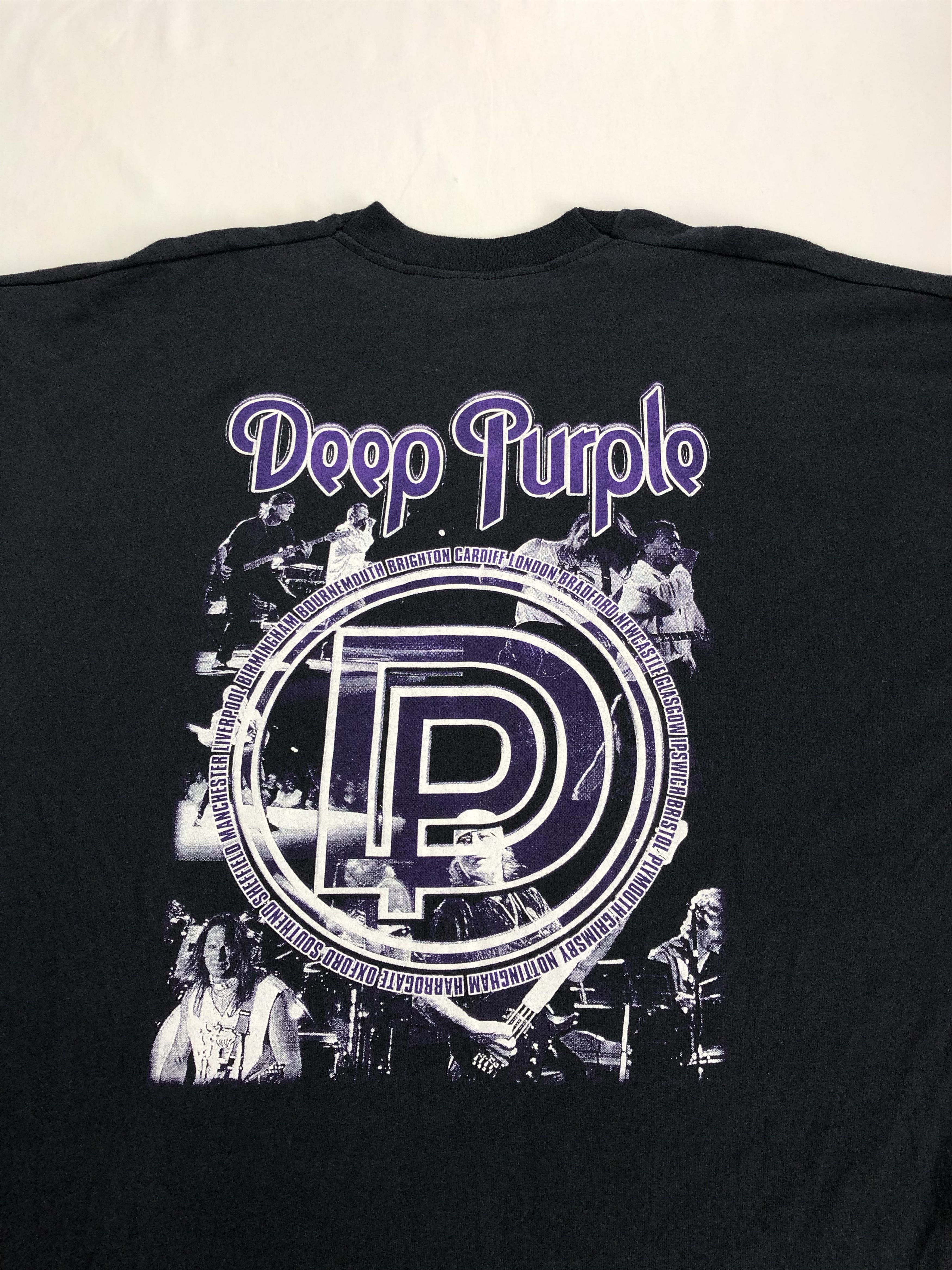 Band Tees Vintage 90s Deep Purple In Rock (Black Sabbath Pink Floyd) Size US XXL / EU 58 / 5 - 13 Thumbnail