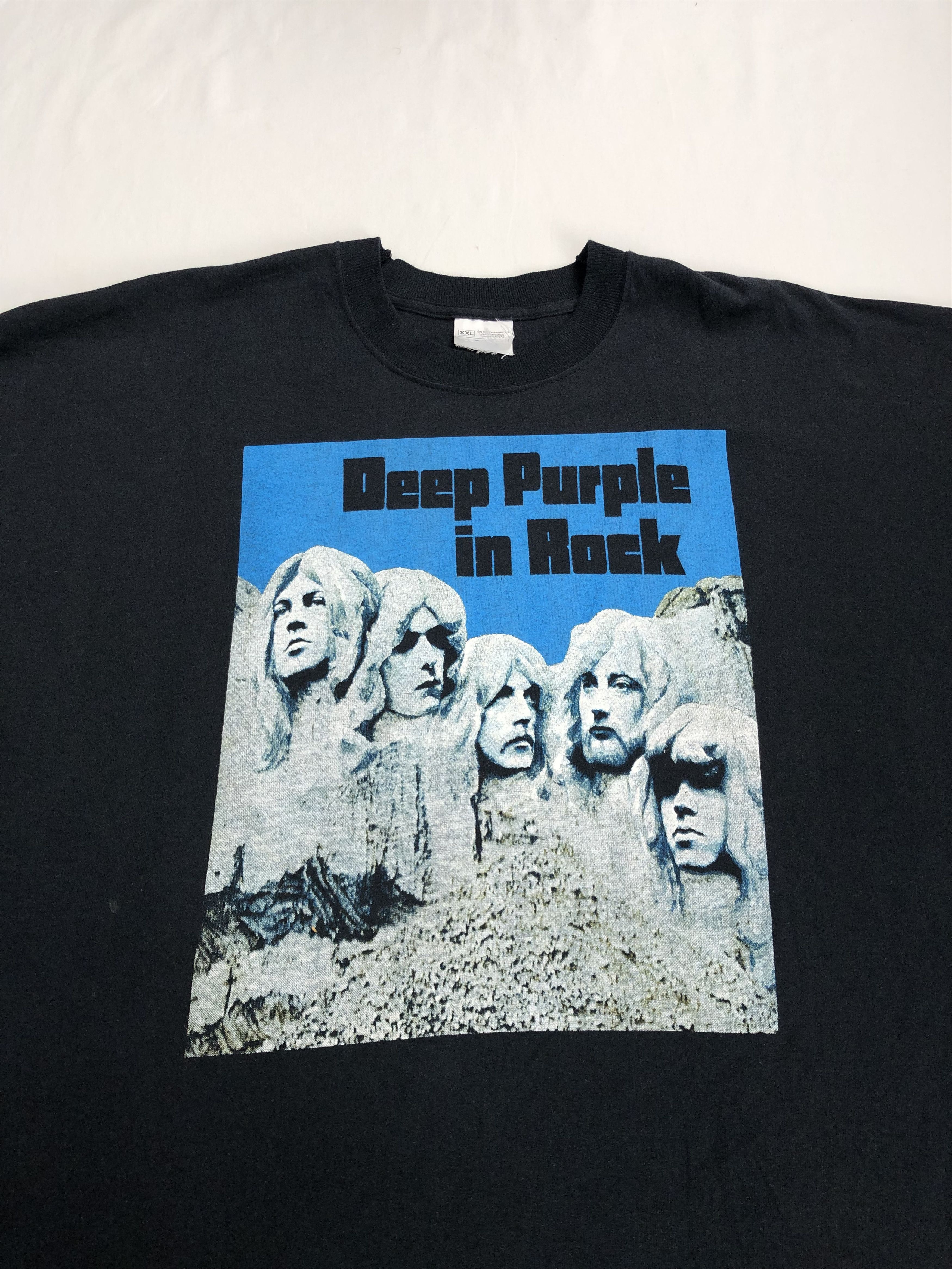Band Tees Vintage 90s Deep Purple In Rock (Black Sabbath Pink Floyd) Size US XXL / EU 58 / 5 - 3 Thumbnail