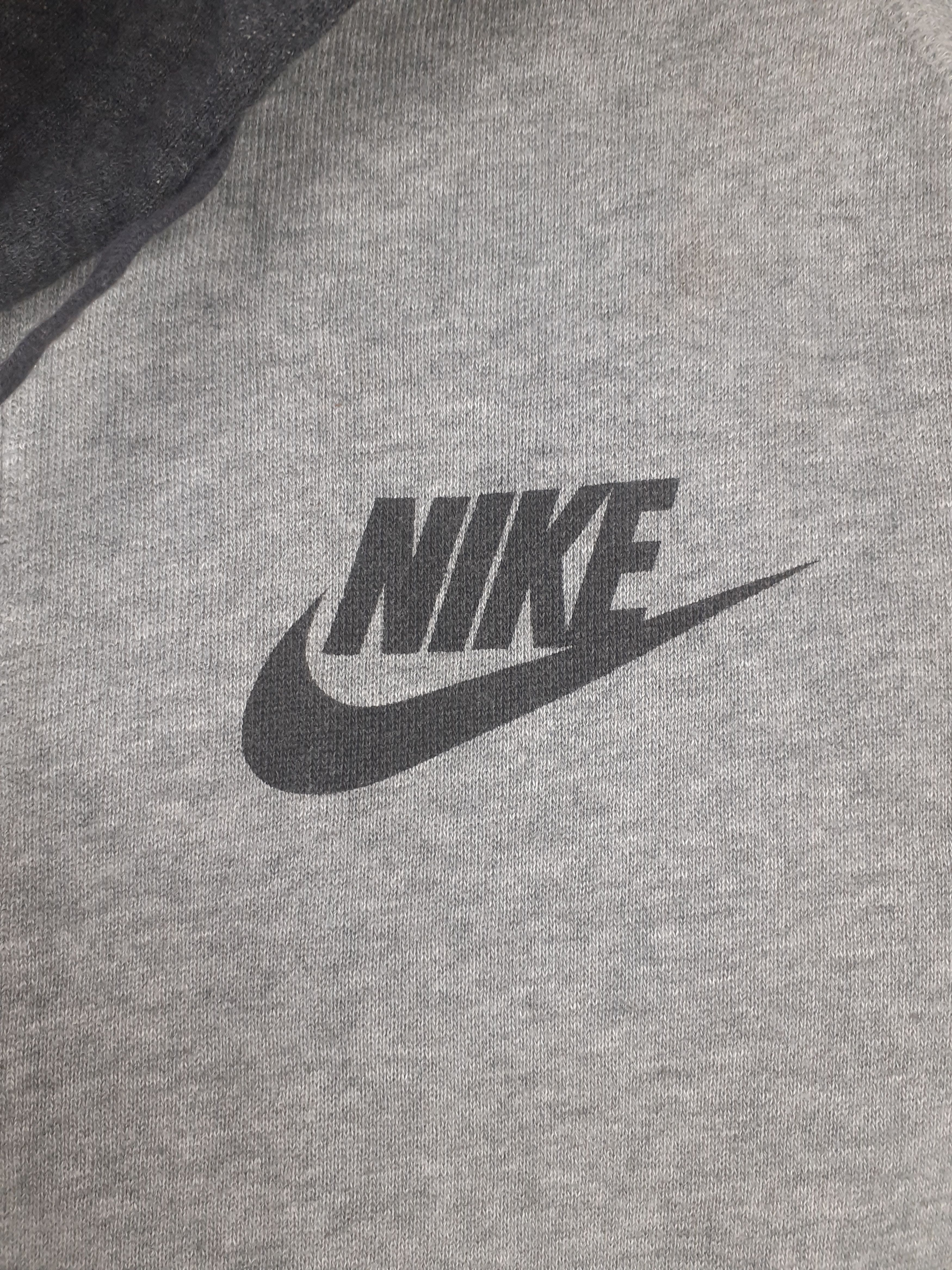 Japanese Brand Nike gray sweater vintage hoodie #3070 Size US L / EU 52-54 / 3 - 3 Thumbnail