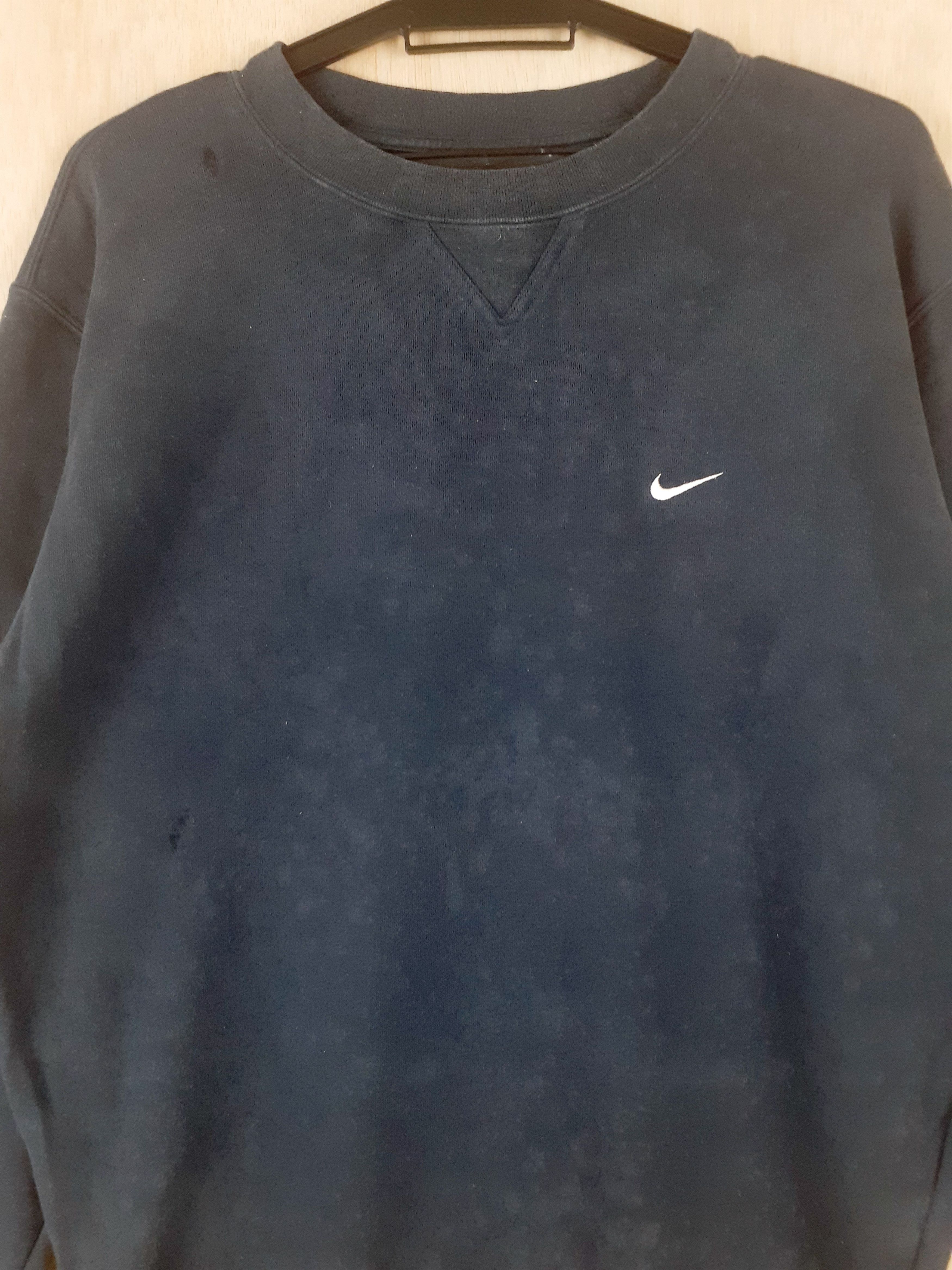 Nike × Vintage Nike dark blue sweatshirt #3060 Size US M / EU 48-50 / 2 - 2 Thumbnail