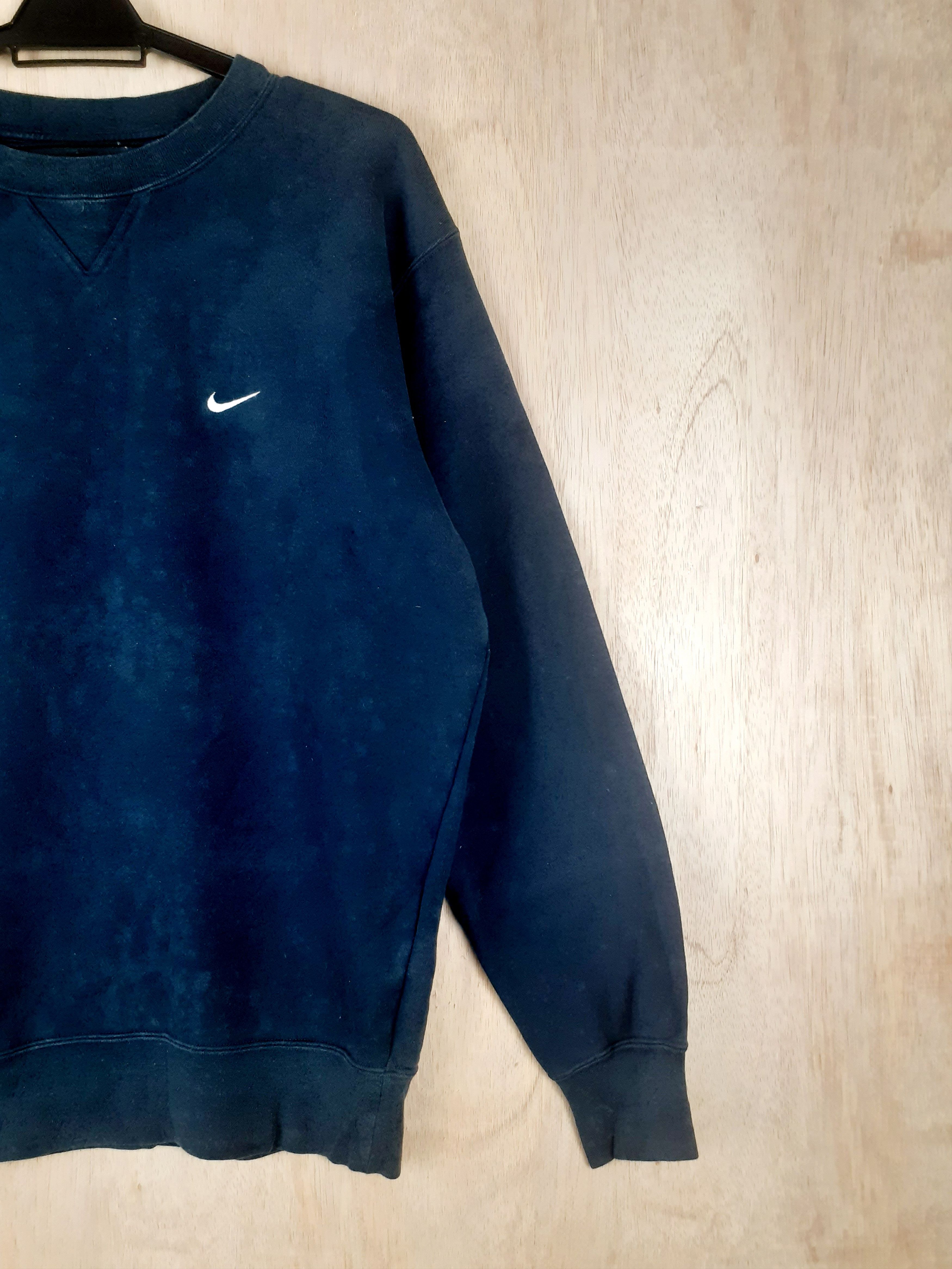 Nike × Vintage Nike dark blue sweatshirt #3060 Size US M / EU 48-50 / 2 - 5 Thumbnail