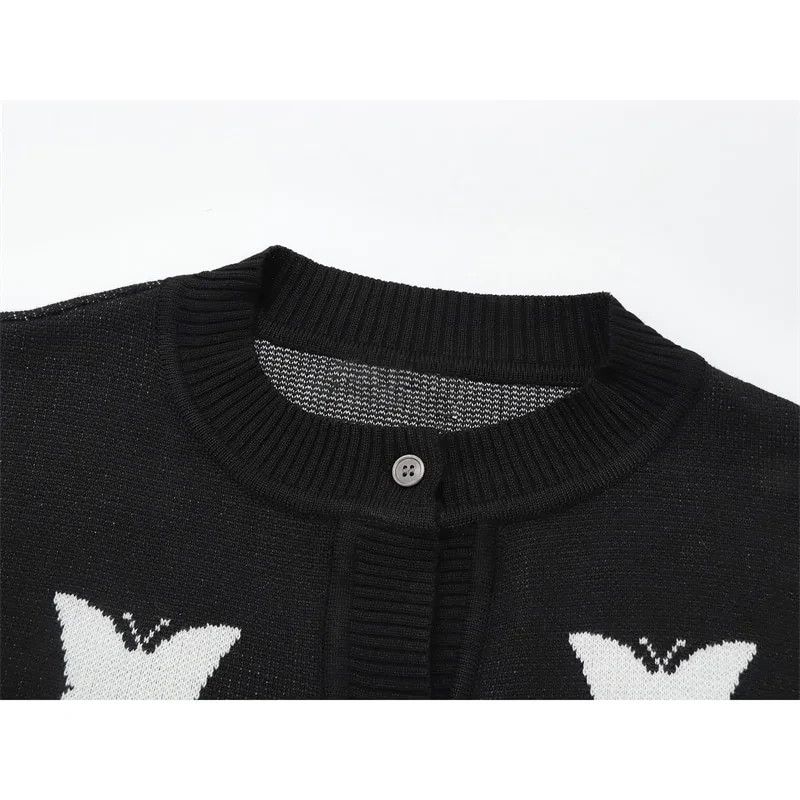 Japanese Brand Butterfly Long Sleeve Cardigan Size US L / EU 52-54 / 3 - 2 Thumbnail