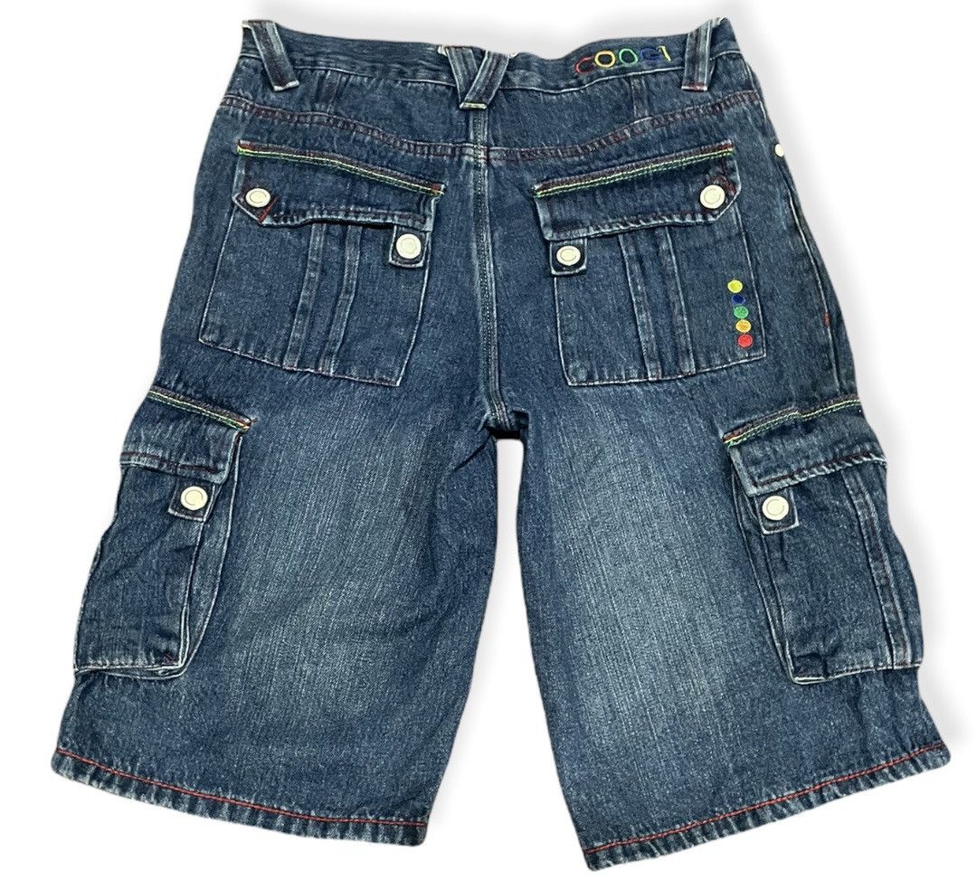 Other COOGI VTG Rasta Stitch Line Cargo Pocket Shorts Size US 30 / EU 46 - 3 Thumbnail