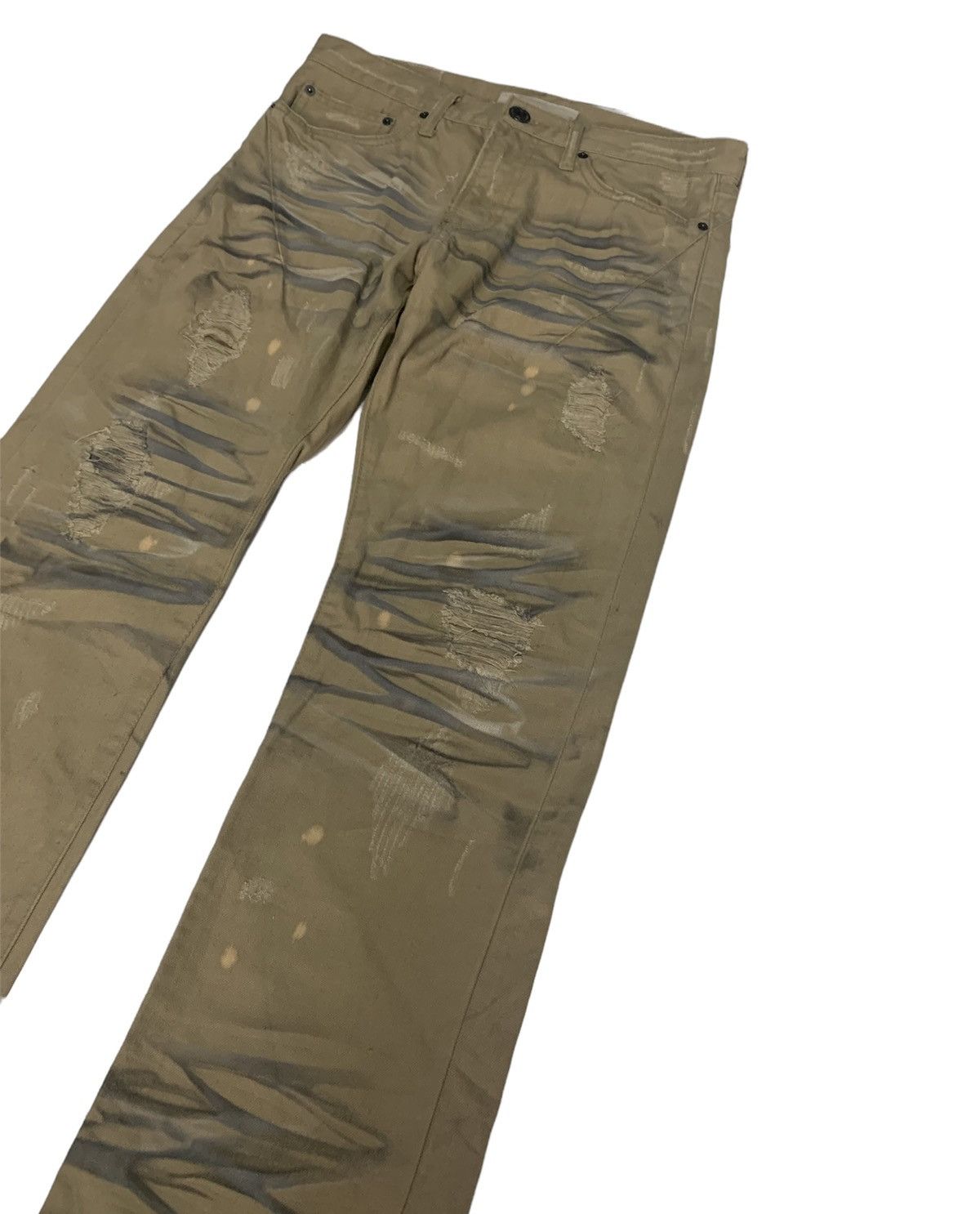 Japanese Brand × Le Grande Bleu (L.G.B.) Distressed Style Denim Pants Japanese Punk Size US 31 - 2 Thumbnail