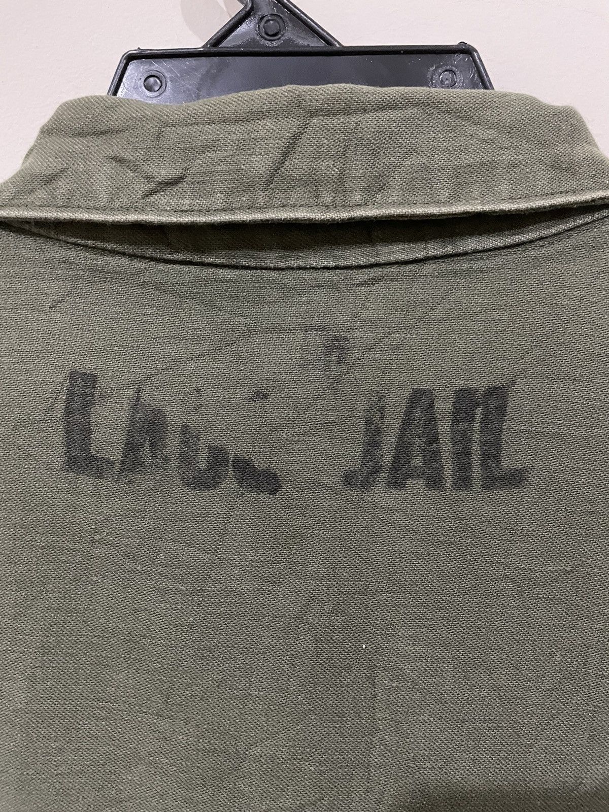 Vintage WWII OG 1960s Stencil Sateen LA County Jails Selvedge Size US L / EU 52-54 / 3 - 7 Thumbnail
