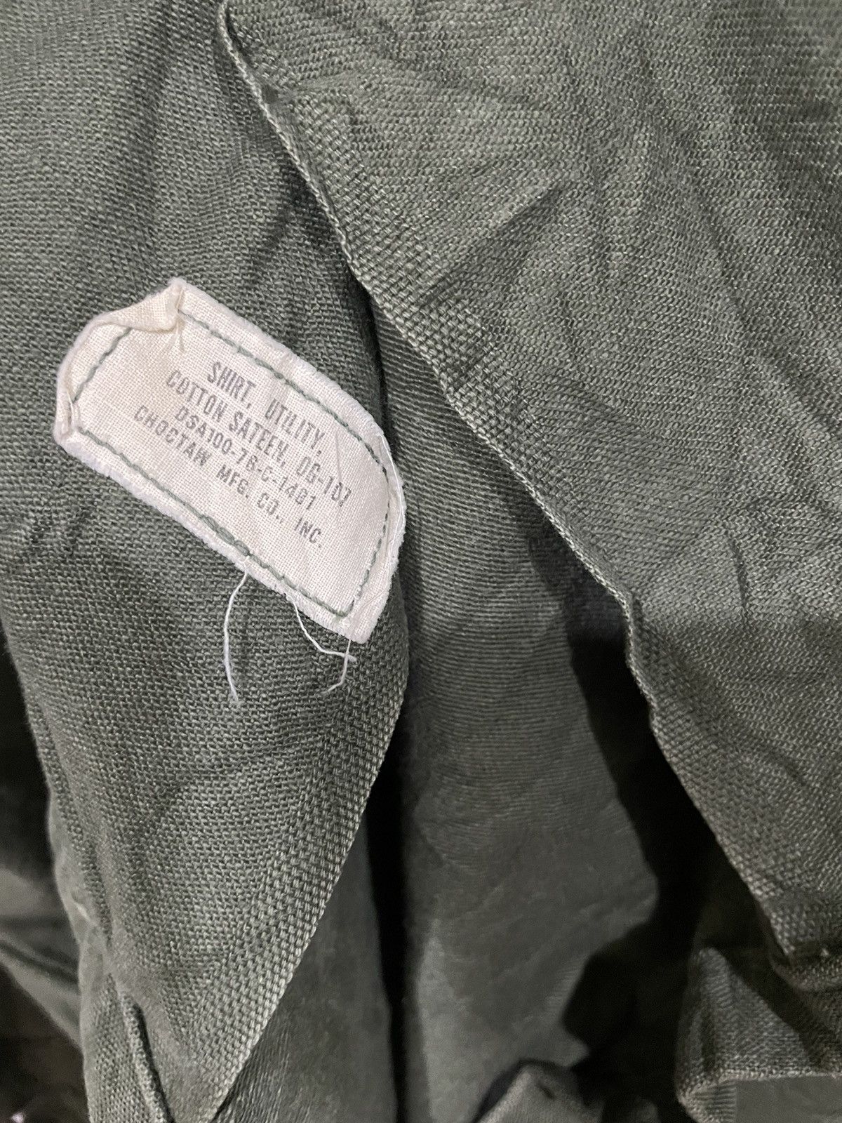 Vintage WWII OG 1960s Stencil Sateen LA County Jails Selvedge Size US L / EU 52-54 / 3 - 8 Thumbnail