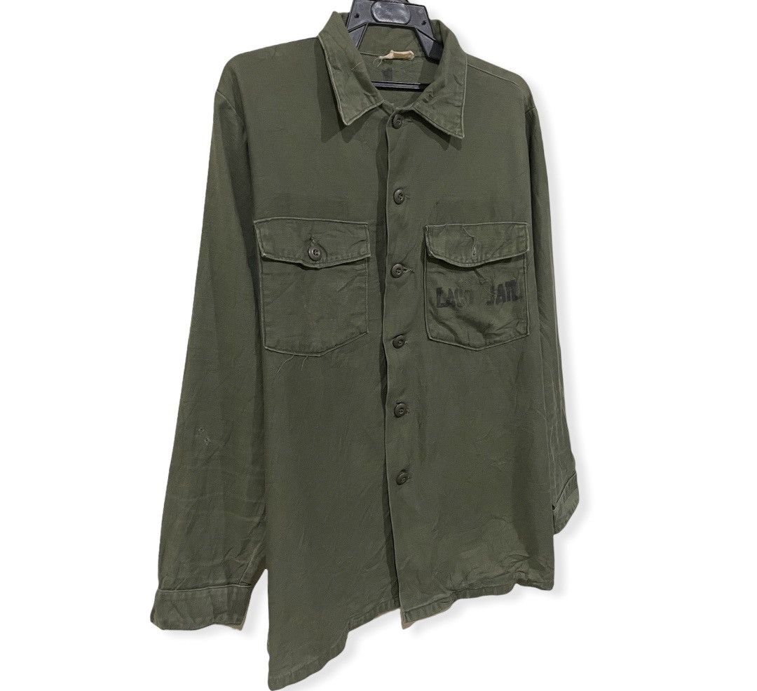 Vintage WWII OG 1960s Stencil Sateen LA County Jails Selvedge Size US L / EU 52-54 / 3 - 4 Thumbnail