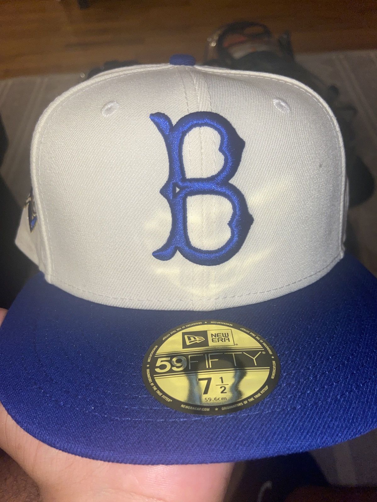 Newera Hatclub exclusive hot Brooklyn dodger fitted hat size 7 3/4