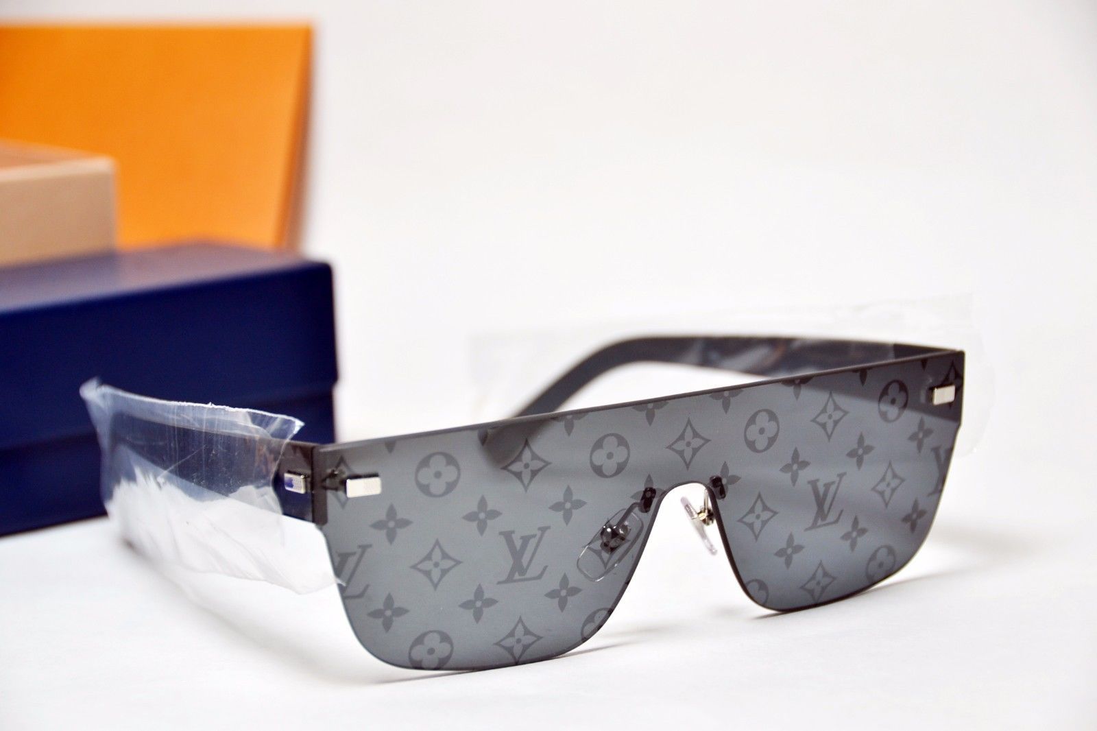 Louis Vuitton, Accessories, Louis Vuitton X Supreme Mensunisex City Mask  Monogram Shield Sunglasses