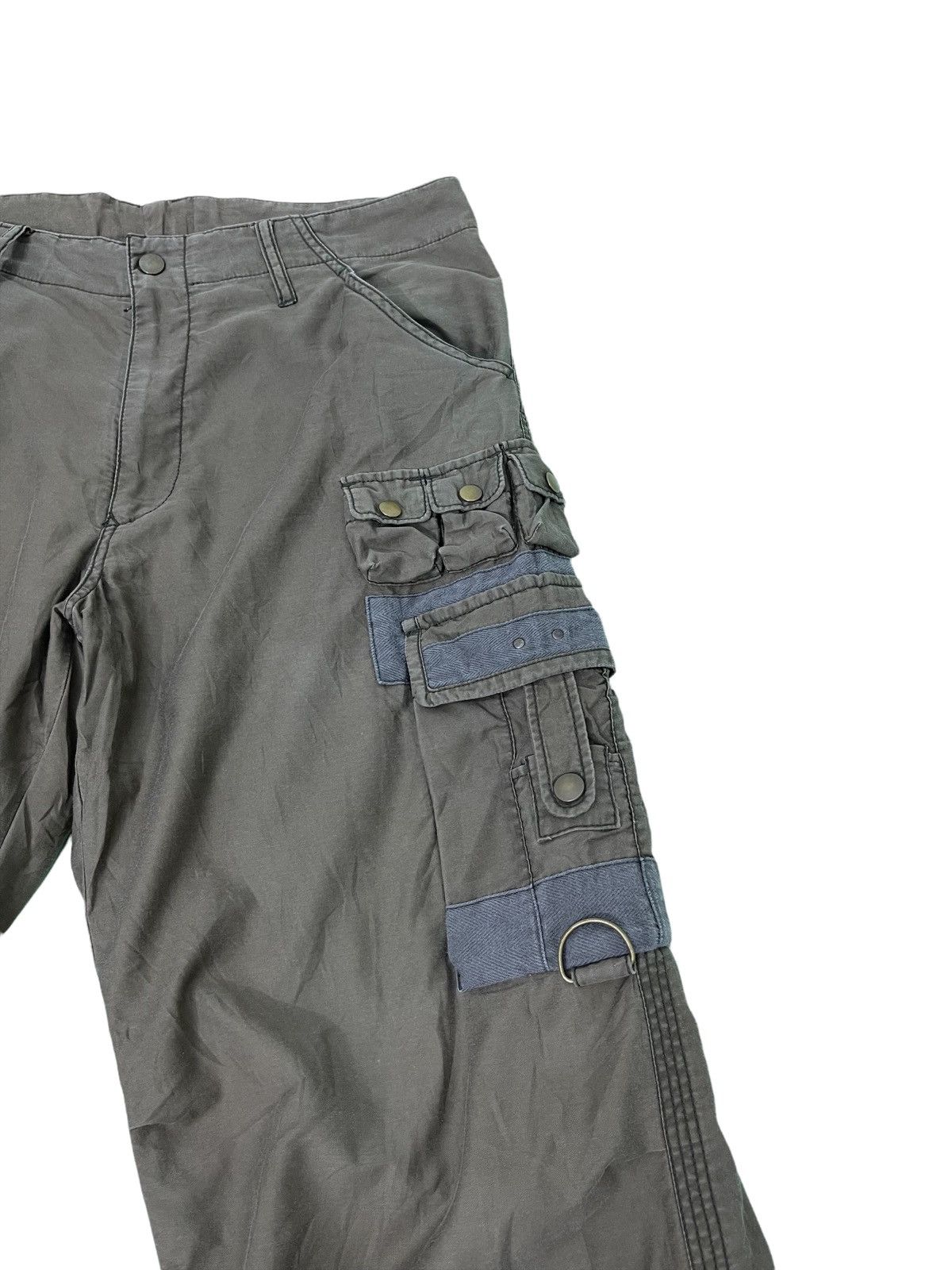 Tete Homme Tete Homme Cargo Multipockets Tactical Wide Pant 5🟦 Size US 33 - 5 Thumbnail