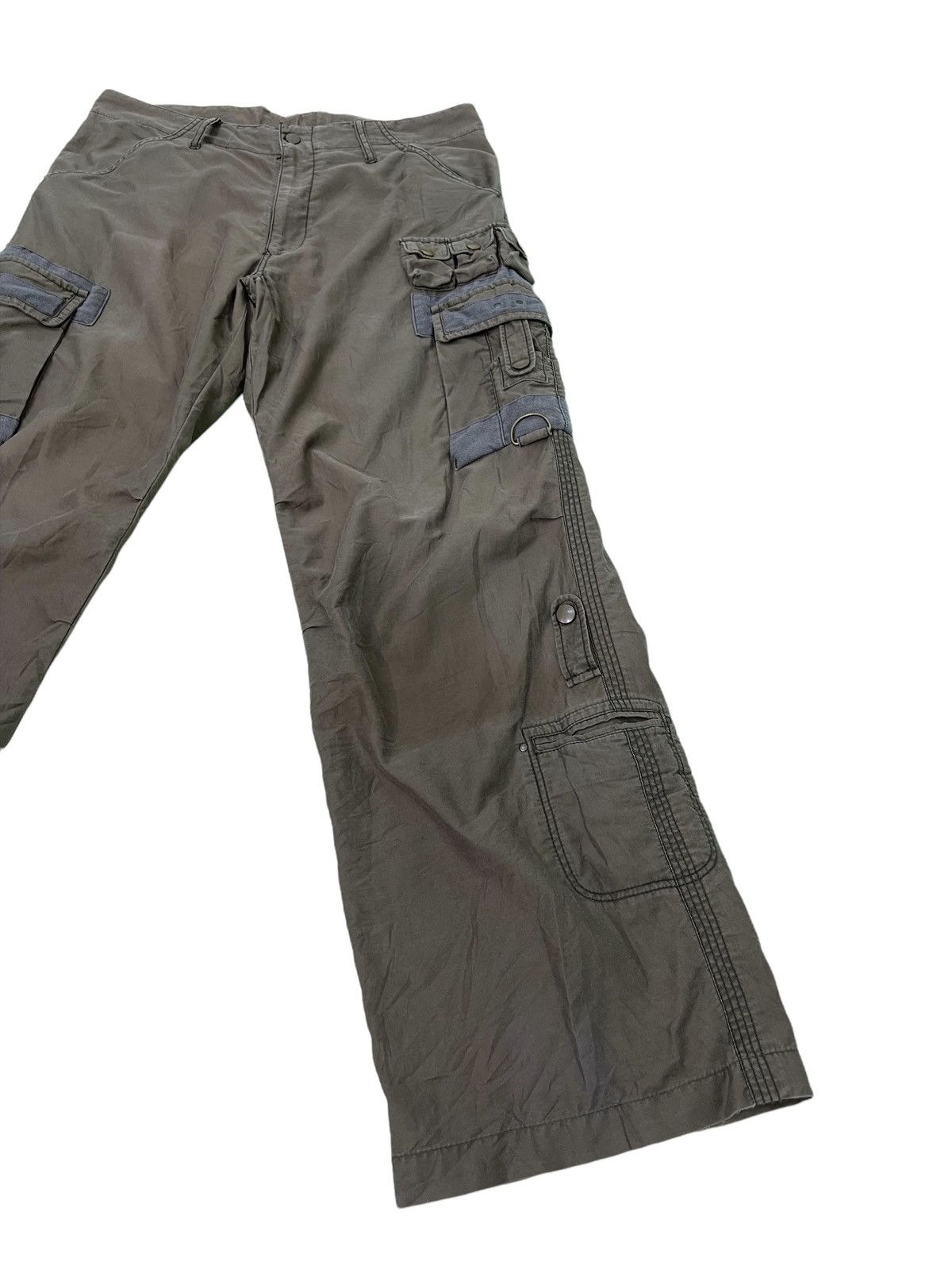 Tete Homme Tete Homme Cargo Multipockets Tactical Wide Pant 5🟦 Size US 33 - 3 Thumbnail