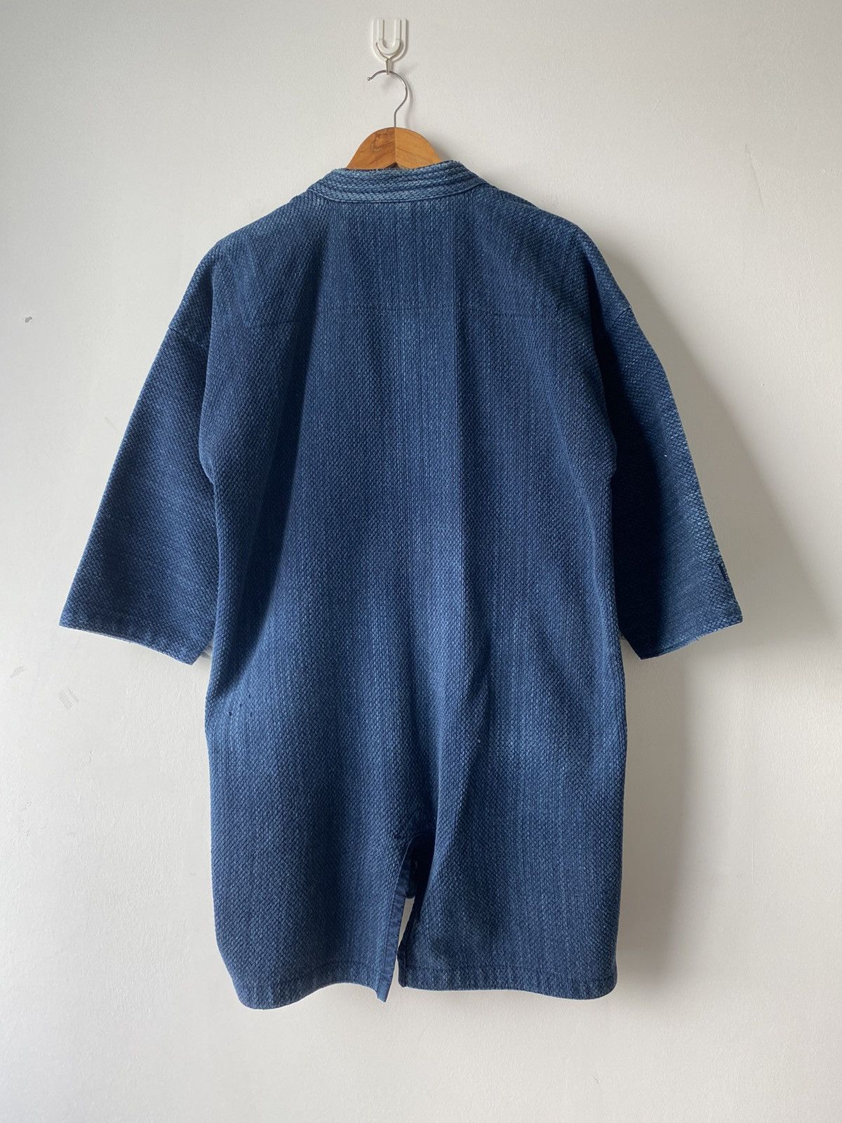 Blue Blue Japan × Japanese Brand × Vintage 💥best offer💥Dyen kimono Indigo style Visvim kapital design Size US XL / EU 56 / 4 - 5 Thumbnail