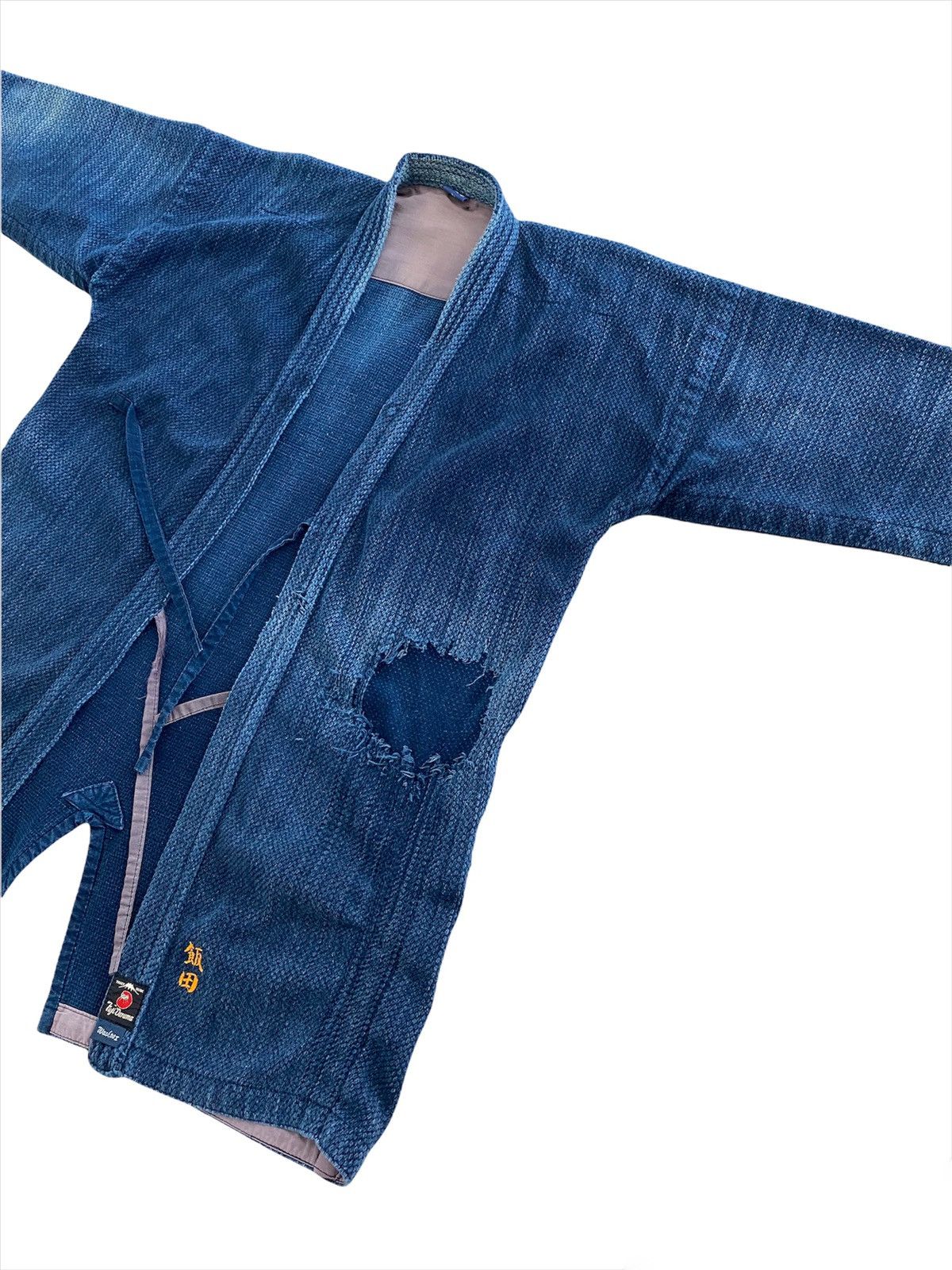 Blue Blue Japan × Japanese Brand × Vintage 💥best offer💥Dyen kimono Indigo style Visvim kapital design Size US XL / EU 56 / 4 - 3 Thumbnail