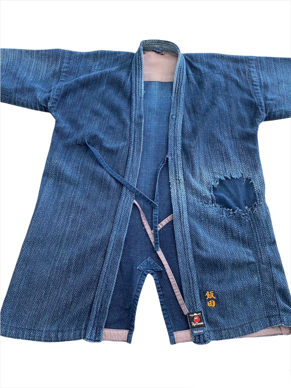 Blue Blue Japan × Japanese Brand × Vintage 💥best offer💥Dyen kimono Indigo style Visvim kapital design Size US XL / EU 56 / 4 - 2 Thumbnail