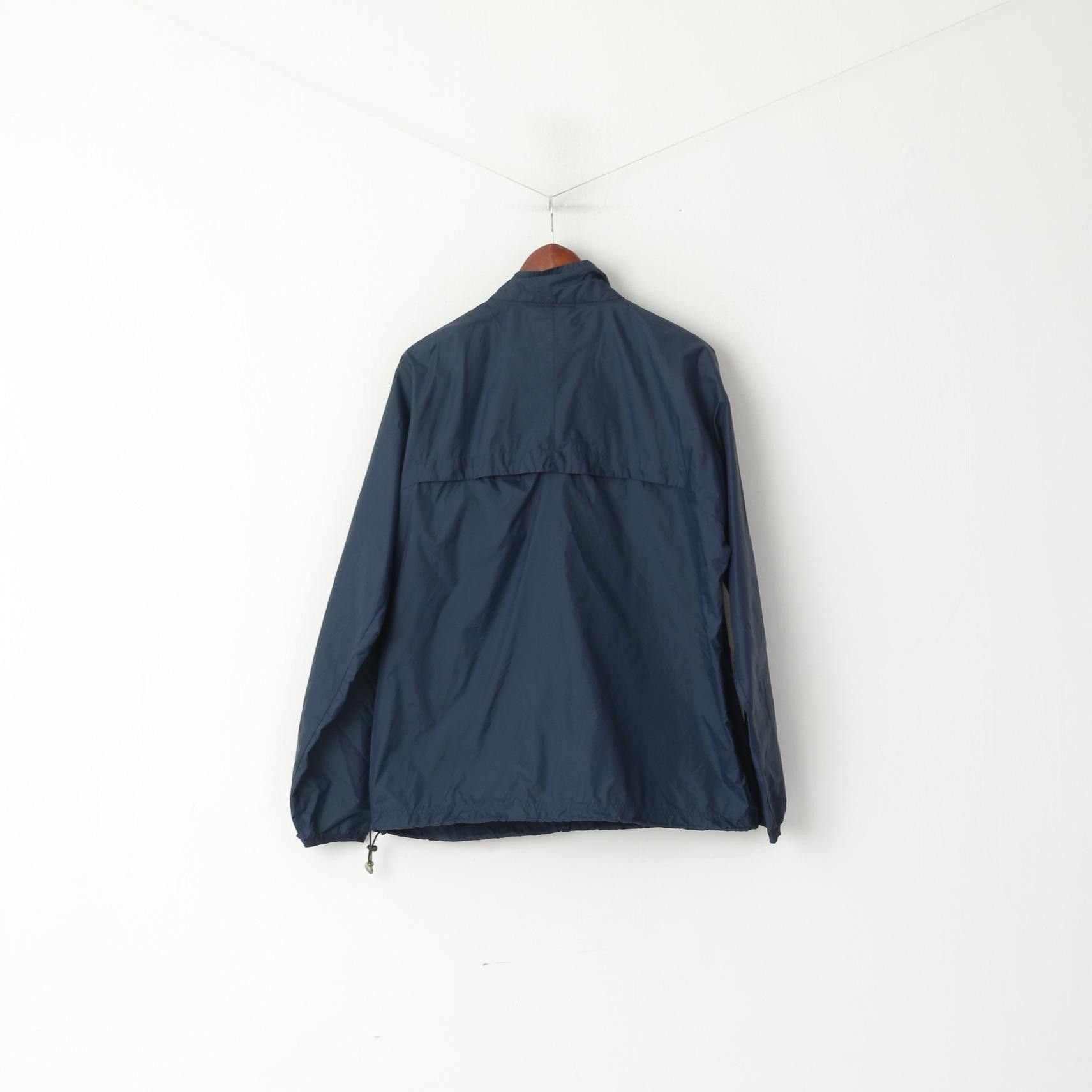 Fila × Vintage Fila Men L Jacket Navy Nylon Waterproof Vintage 7137 Size US L / EU 52-54 / 3 - 7 Thumbnail