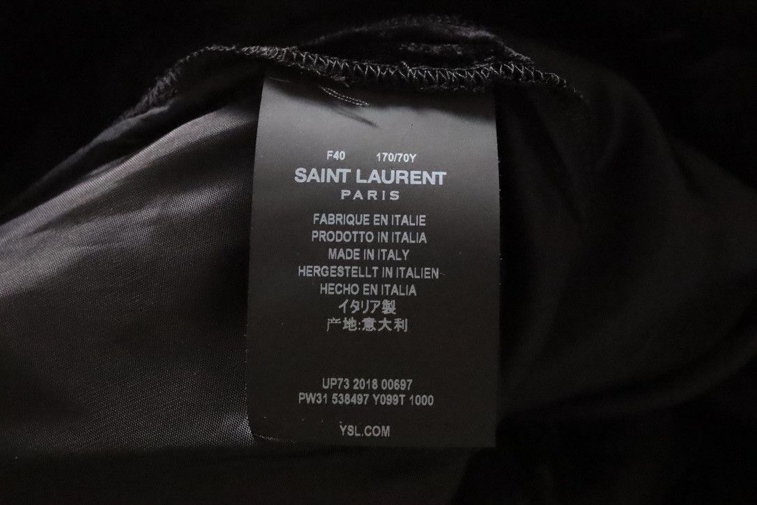 Saint Laurent Paris Saint Laurent Velour Low Waist Trousers Size 28" / US 6 / IT 42 - 13 Thumbnail