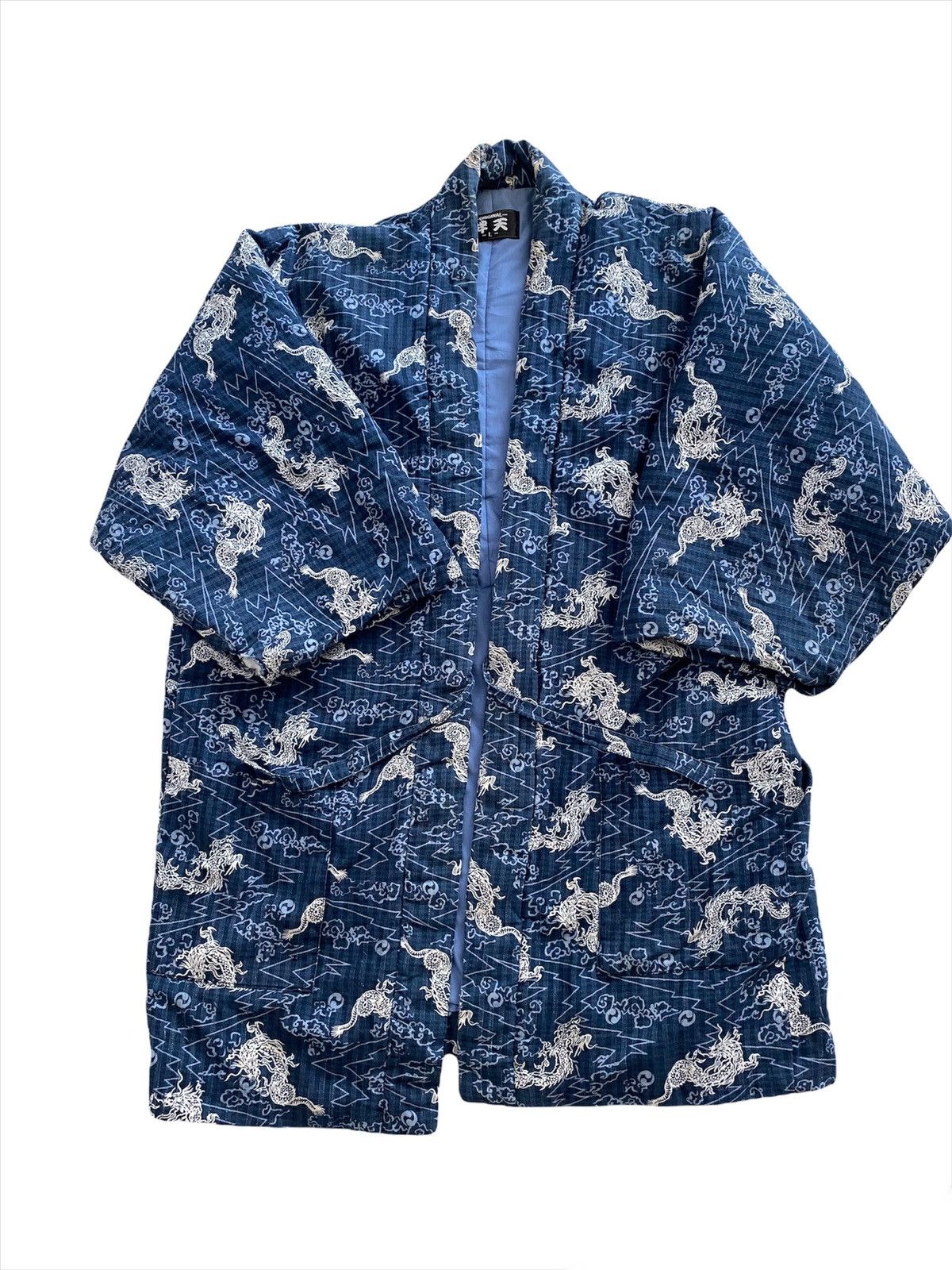 Blue Blue Japan × Japanese Brand Dragon Full Kimono traditional 🇯🇵 designe Visvim style Size US L / EU 52-54 / 3 - 3 Thumbnail