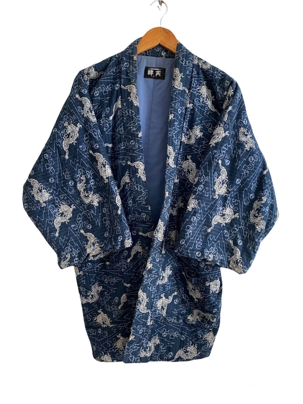 Blue Blue Japan × Japanese Brand Dragon Full Kimono traditional 🇯🇵 designe Visvim style Size US L / EU 52-54 / 3 - 1 Thumbnail