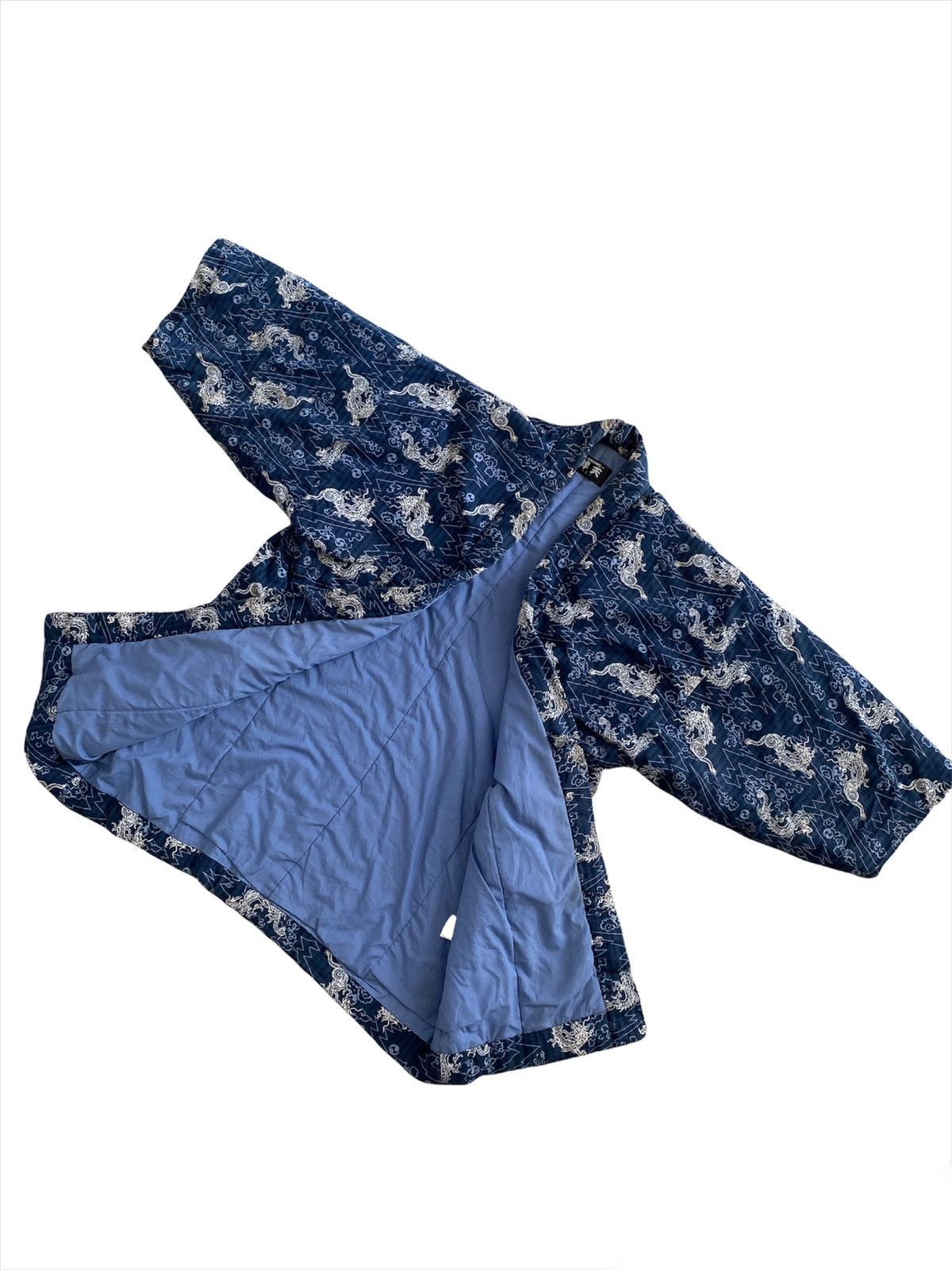 Blue Blue Japan × Japanese Brand Dragon Full Kimono traditional 🇯🇵 designe Visvim style Size US L / EU 52-54 / 3 - 5 Thumbnail