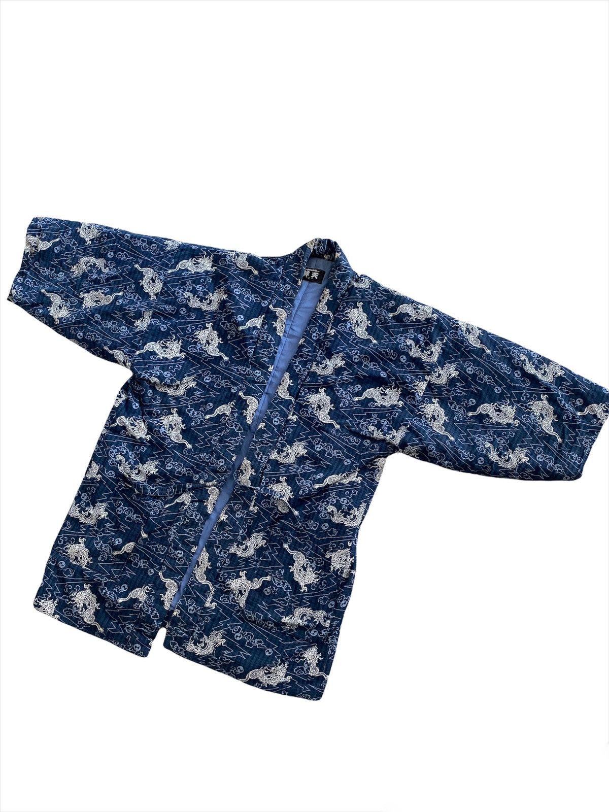 Blue Blue Japan × Japanese Brand Dragon Full Kimono traditional 🇯🇵 designe Visvim style Size US L / EU 52-54 / 3 - 11 Thumbnail