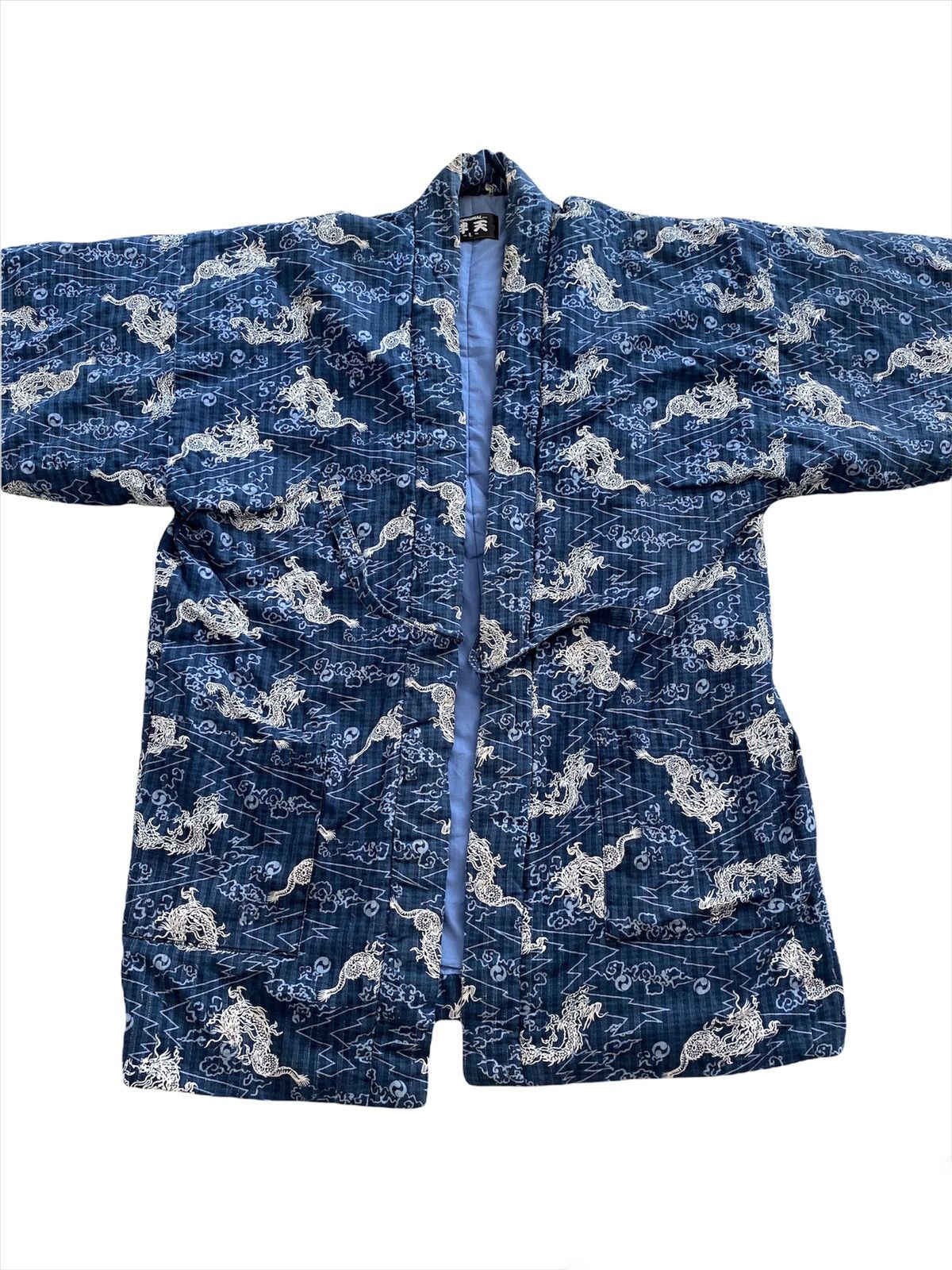 Blue Blue Japan × Japanese Brand Dragon Full Kimono traditional 🇯🇵 designe Visvim style Size US L / EU 52-54 / 3 - 4 Thumbnail