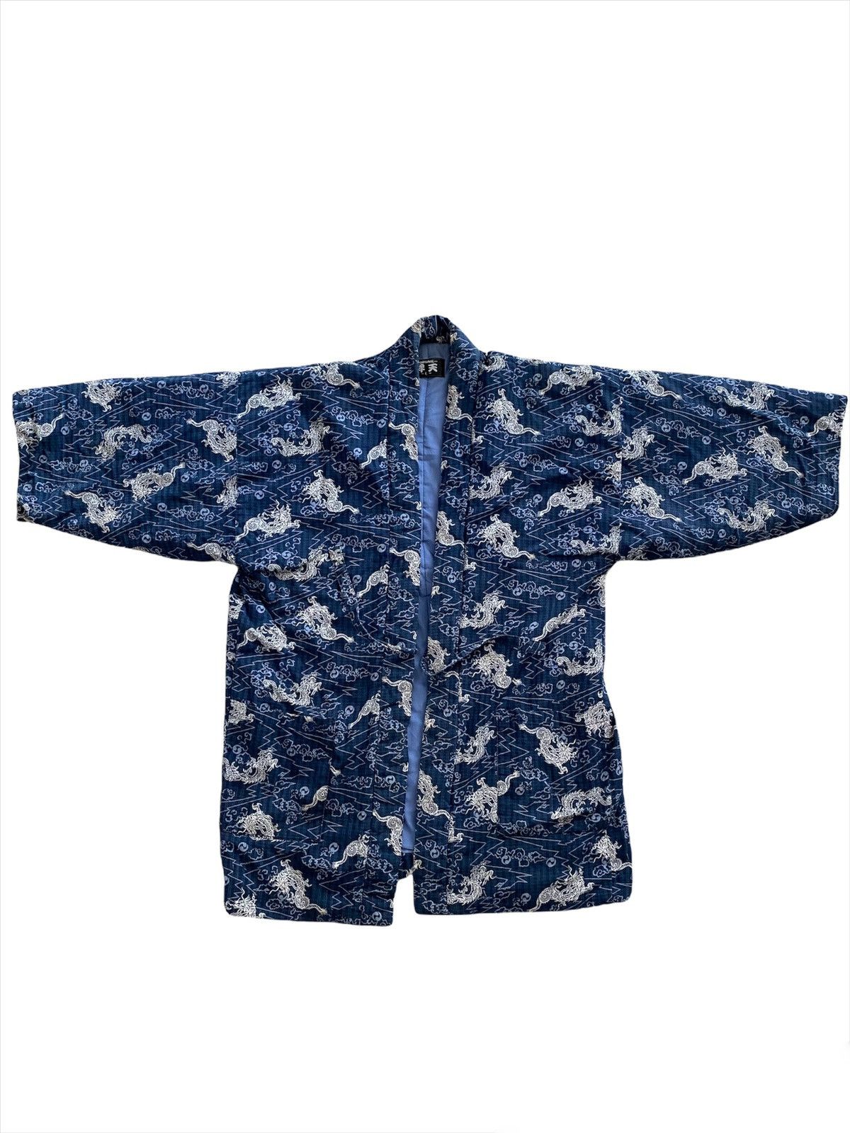 Blue Blue Japan × Japanese Brand Dragon Full Kimono traditional 🇯🇵 designe Visvim style Size US L / EU 52-54 / 3 - 10 Thumbnail