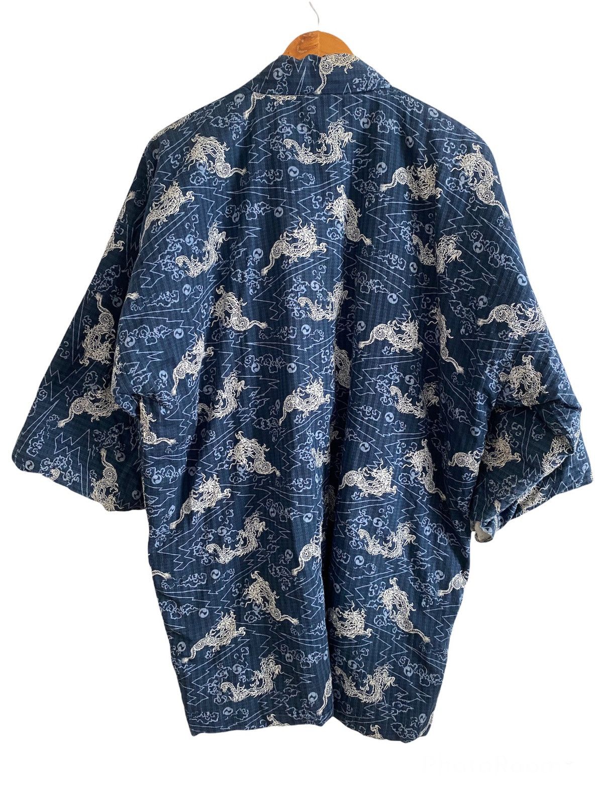 Blue Blue Japan × Japanese Brand Dragon Full Kimono traditional 🇯🇵 designe Visvim style Size US L / EU 52-54 / 3 - 2 Thumbnail