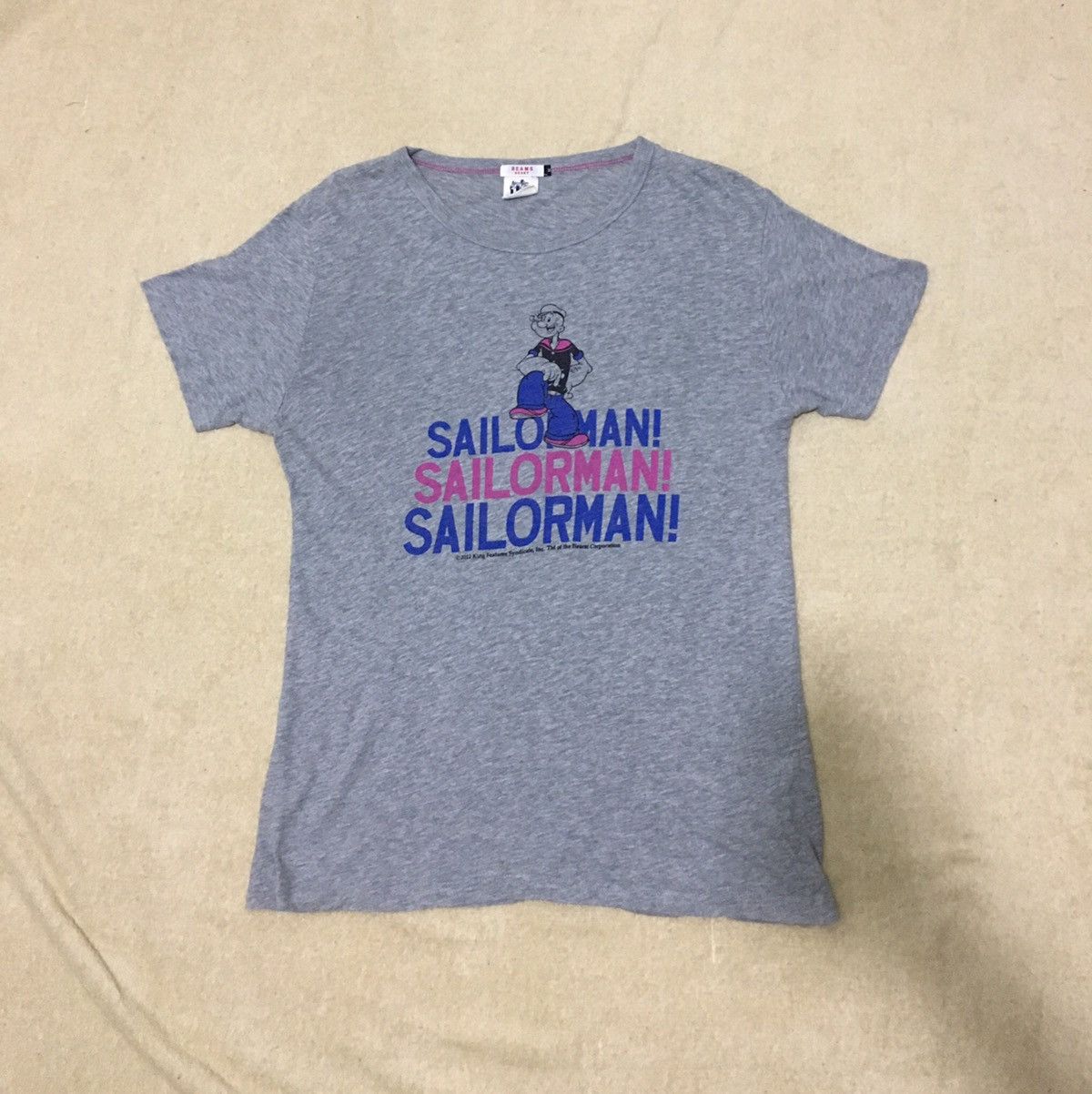 Vintage Beams Popeye The Sailorman Distresses