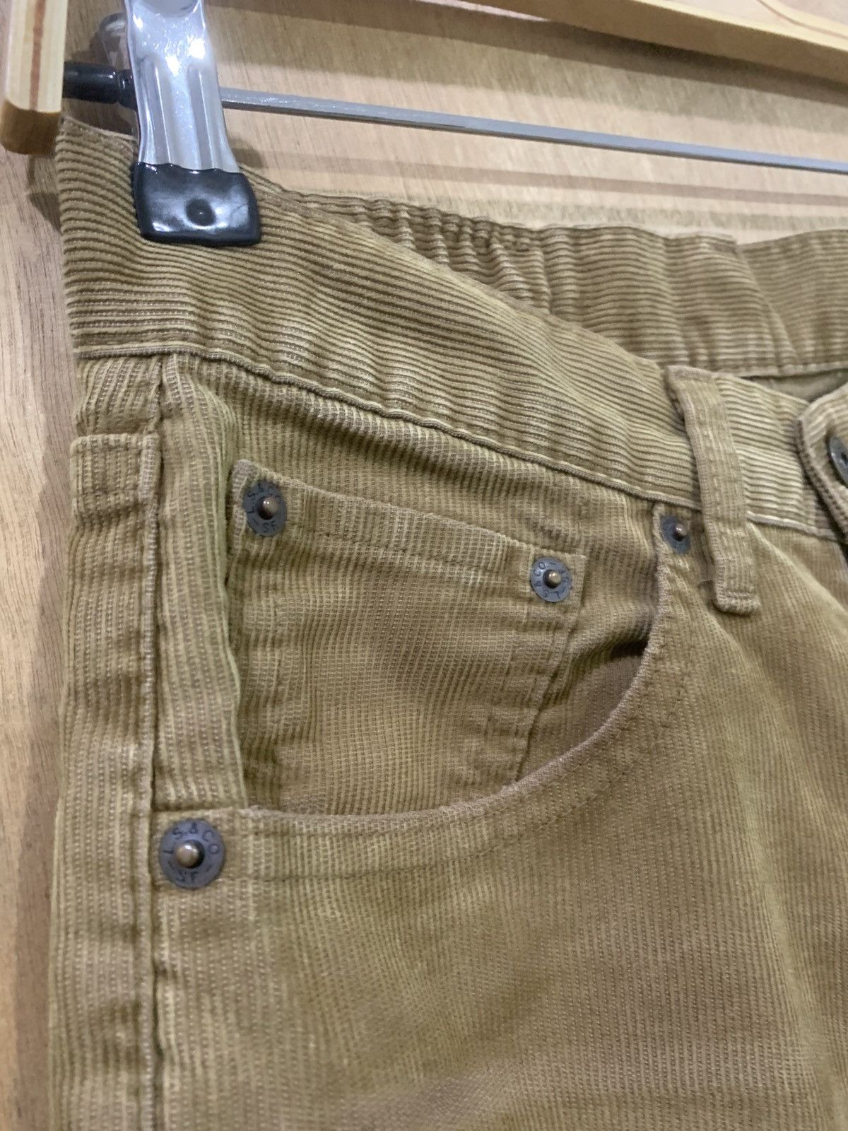 Levi's × Levi's Vintage Clothing × Vintage LEVIS 502 Vintage 90s Hickory Corduroy Casual Denim Jeans Size US 29 - 8 Thumbnail