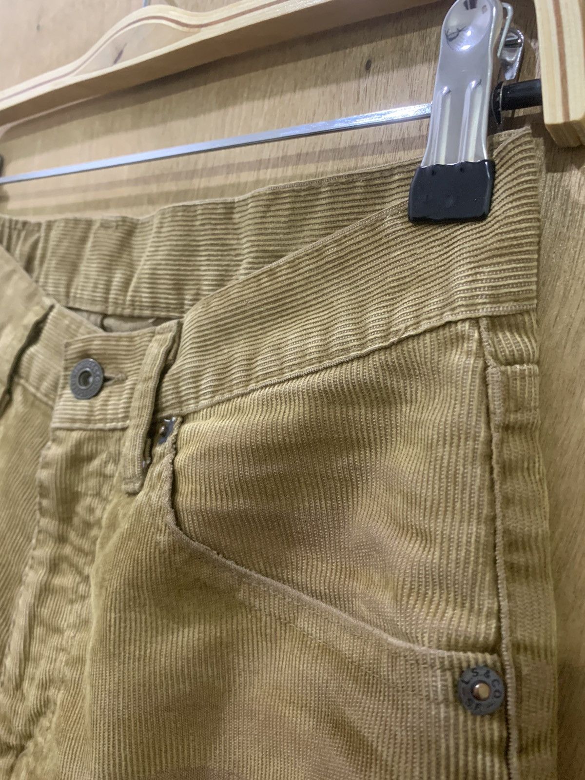 Levi's × Levi's Vintage Clothing × Vintage LEVIS 502 Vintage 90s Hickory Corduroy Casual Denim Jeans Size US 29 - 9 Thumbnail