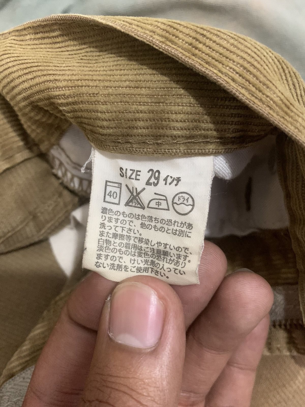 Levi's × Levi's Vintage Clothing × Vintage LEVIS 502 Vintage 90s Hickory Corduroy Casual Denim Jeans Size US 29 - 20 Thumbnail