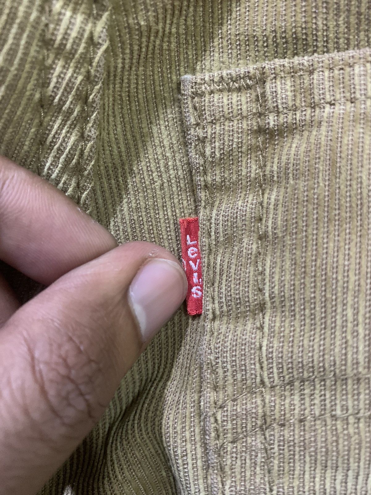 Levi's × Levi's Vintage Clothing × Vintage LEVIS 502 Vintage 90s Hickory Corduroy Casual Denim Jeans Size US 29 - 15 Thumbnail