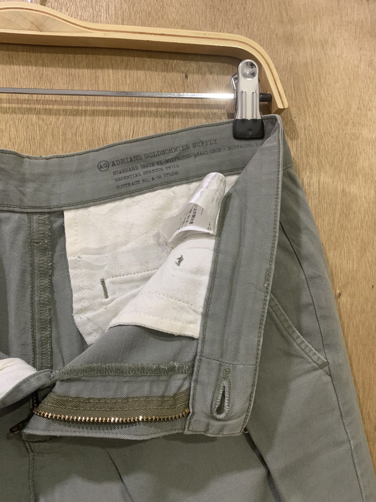 AG Adriano Goldschmied × Theory AG ADRIANO GOLDSCHMIED THEORY VTG 90s KHAKI CASUAL CROP PANT Size US 30 / EU 46 - 16 Thumbnail