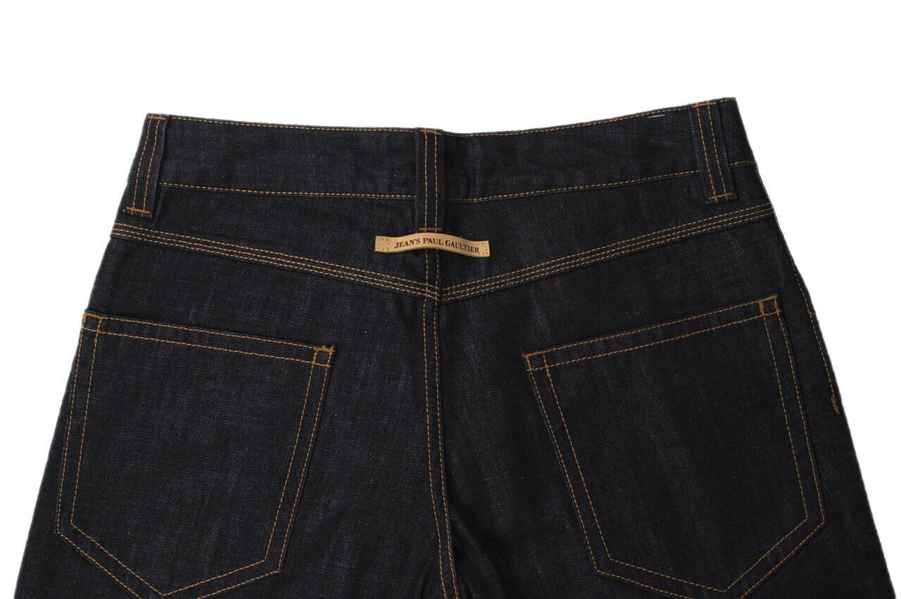 Jean Paul Gaultier Original Jean Paul Gaultier Embroidered Denim Jeans W31 Size US 31 - 4 Thumbnail