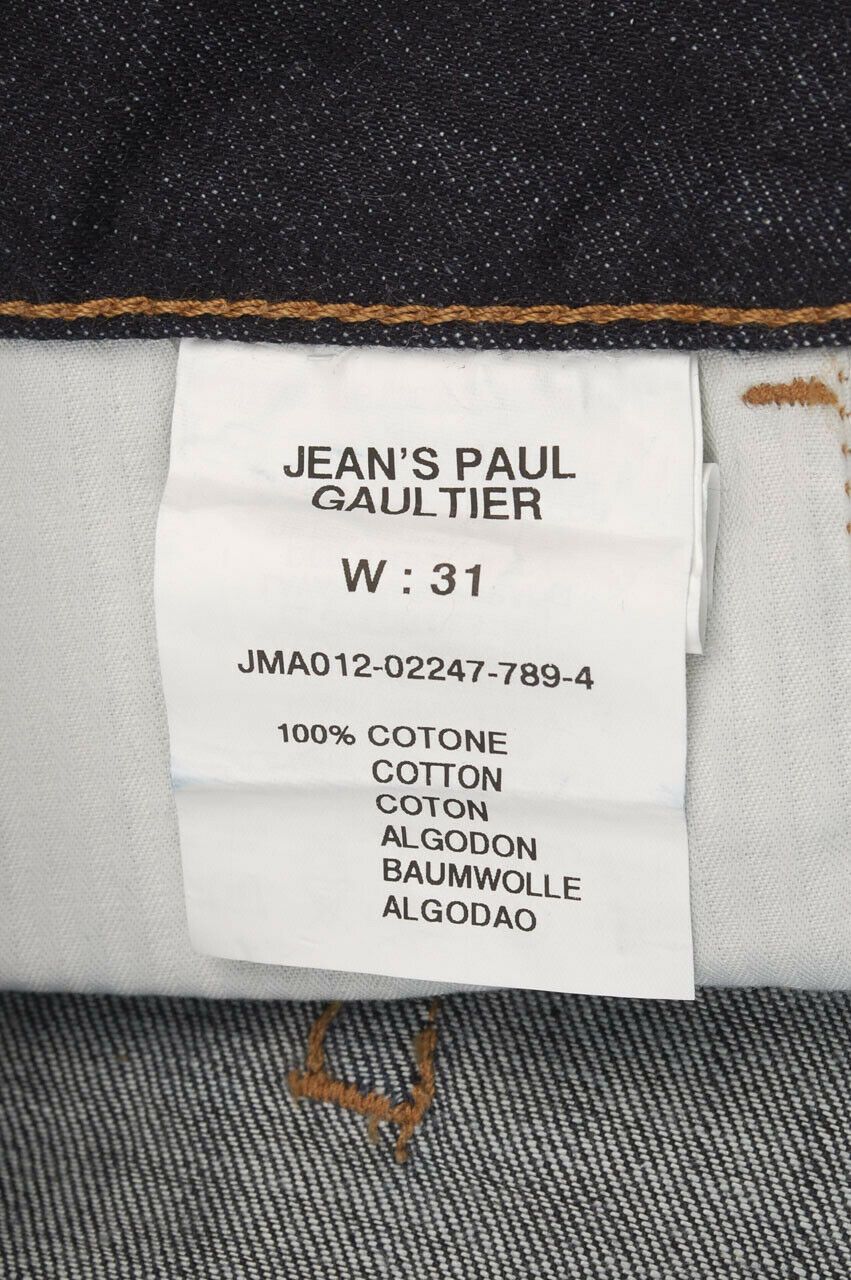 Jean Paul Gaultier Original Jean Paul Gaultier Embroidered Denim Jeans W31 Size US 31 - 6 Thumbnail