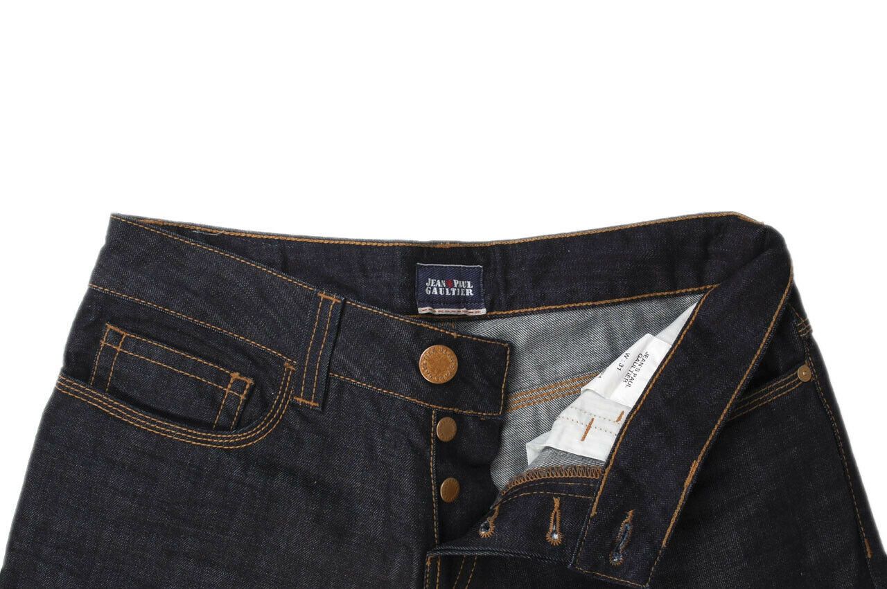 Jean Paul Gaultier Original Jean Paul Gaultier Embroidered Denim Jeans W31 Size US 31 - 2 Thumbnail