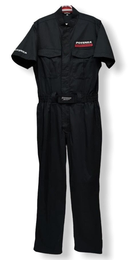 Japanese Brand Vtg POTENZA BRIDGESTONE Motorsports Pit Crew Coverall Size US 30 / EU 46 - 4 Thumbnail