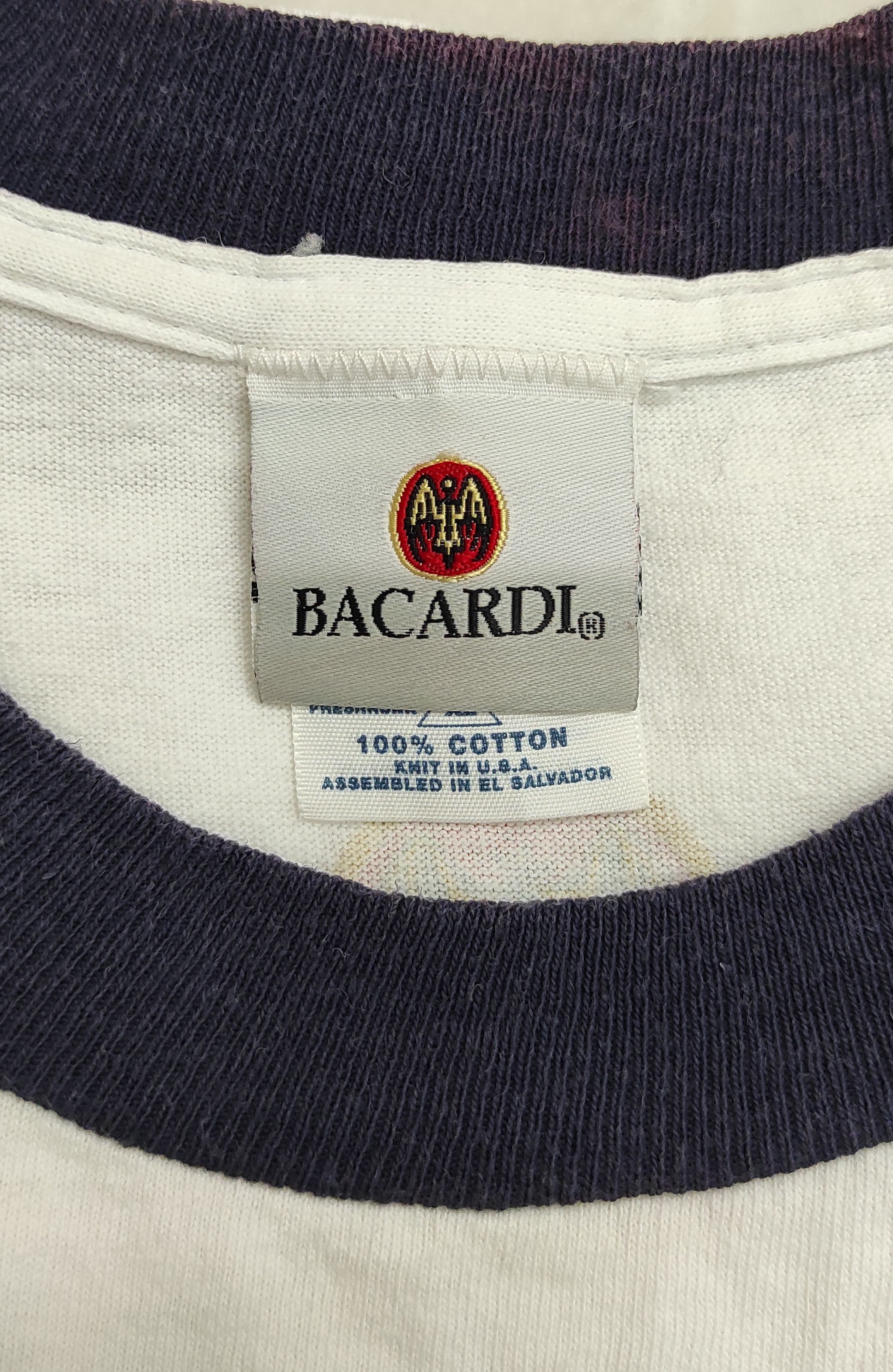 Vintage Vintage 90's BACARDI & COLA promo Ringer tee Size US XL / EU 56 / 4 - 3 Thumbnail