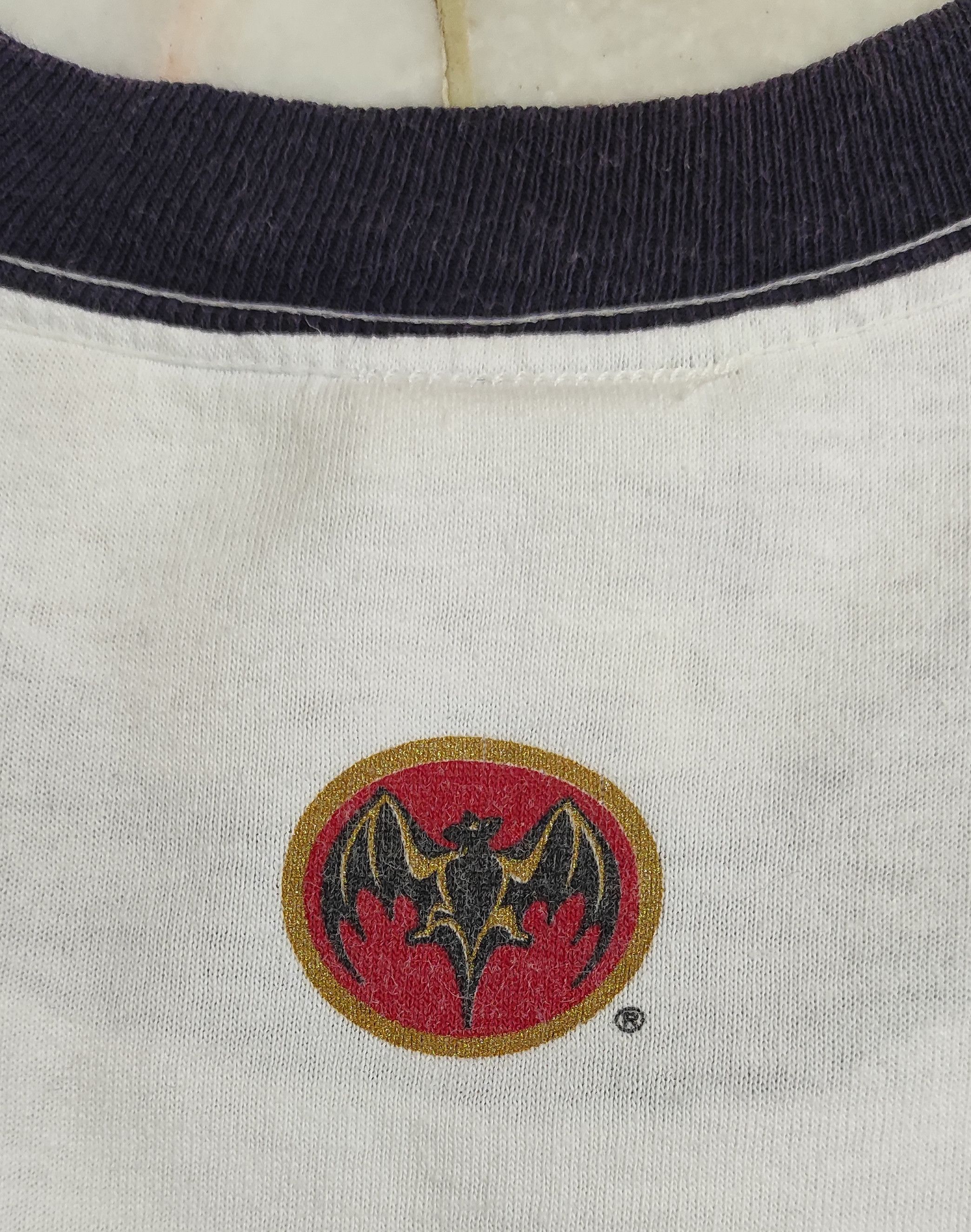 Vintage Vintage 90's BACARDI & COLA promo Ringer tee Size US XL / EU 56 / 4 - 8 Thumbnail