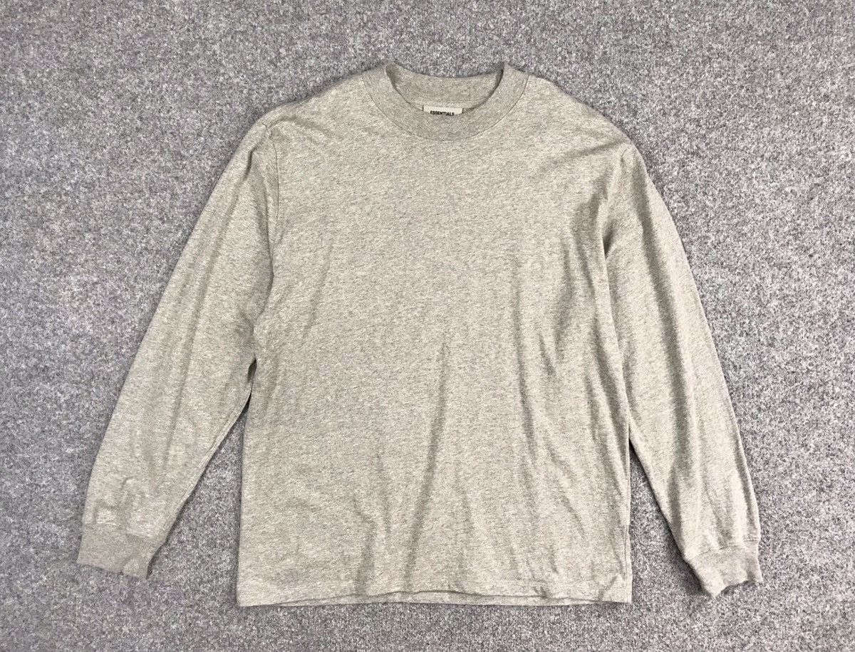 Fear of God FOG Essentials Oversize longsleeve Size US M / EU 48-50 / 2 - 7 Thumbnail