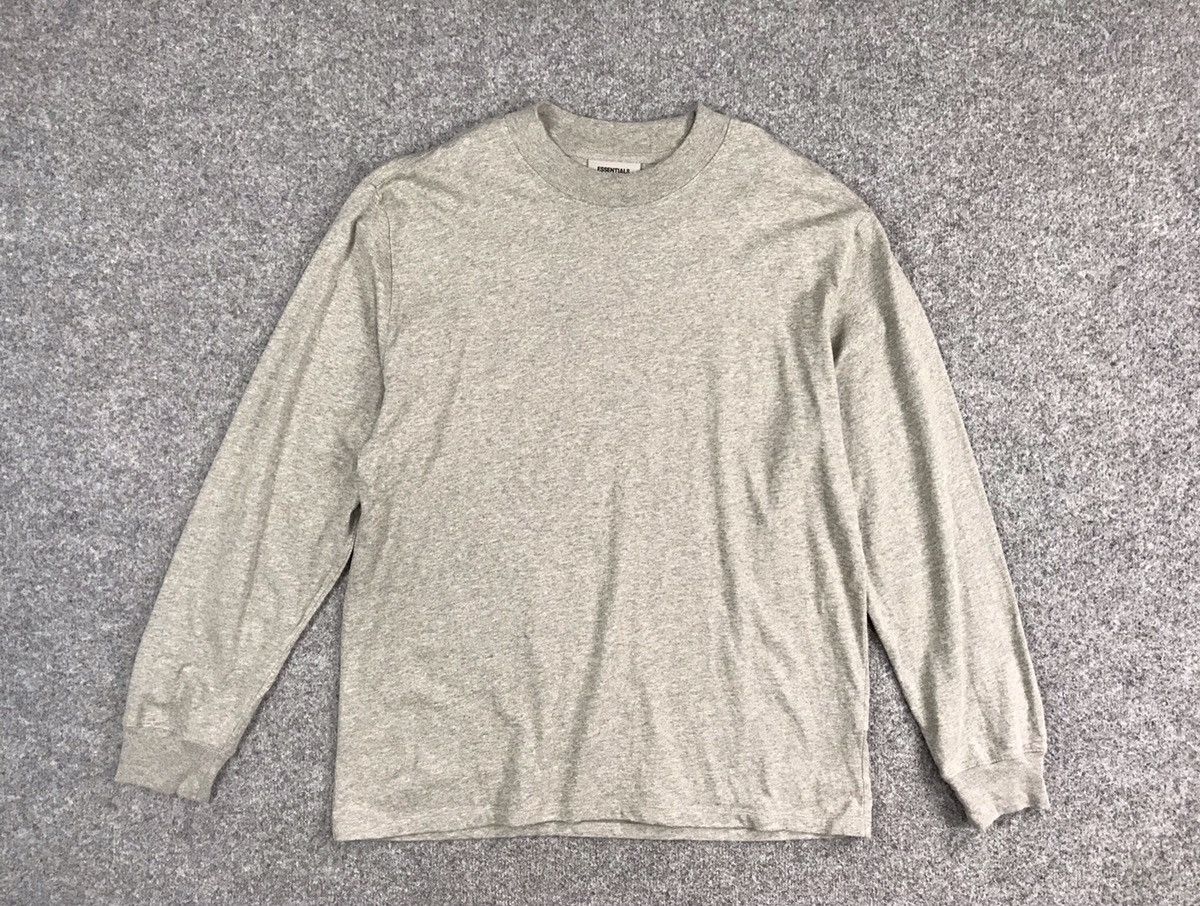 Fear of God FOG Essentials Oversize longsleeve Size US M / EU 48-50 / 2 - 2 Thumbnail