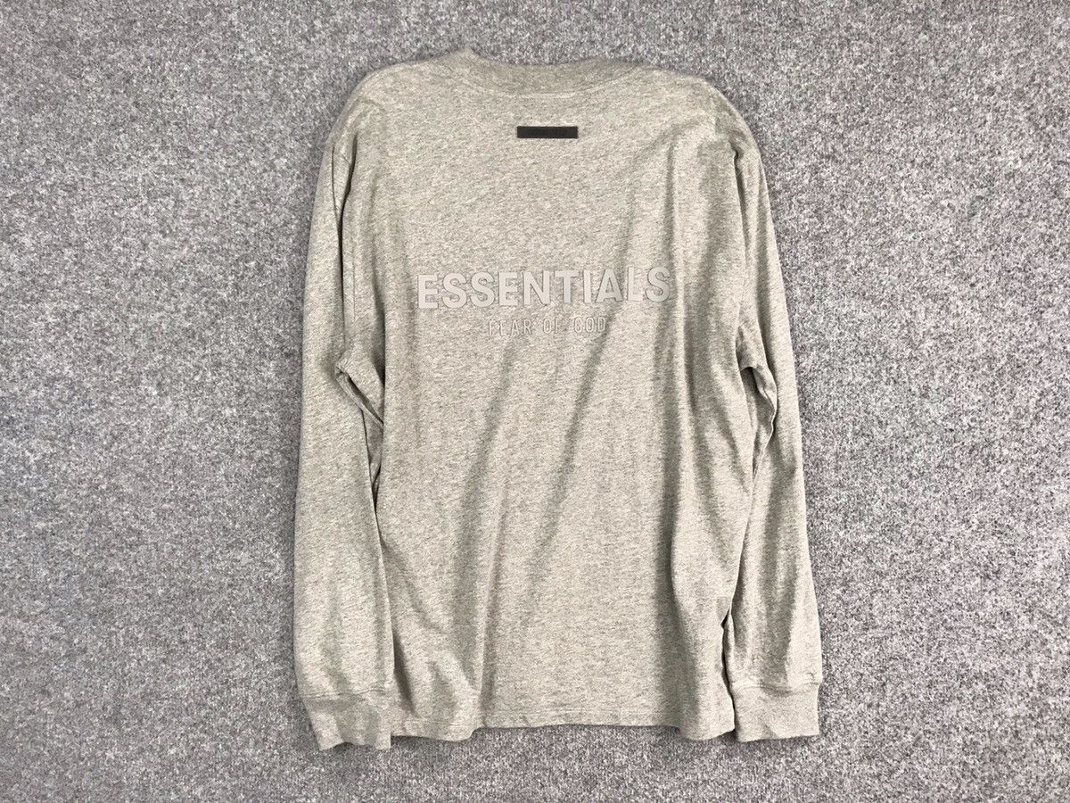 Fear of God FOG Essentials Oversize longsleeve Size US M / EU 48-50 / 2 - 13 Thumbnail