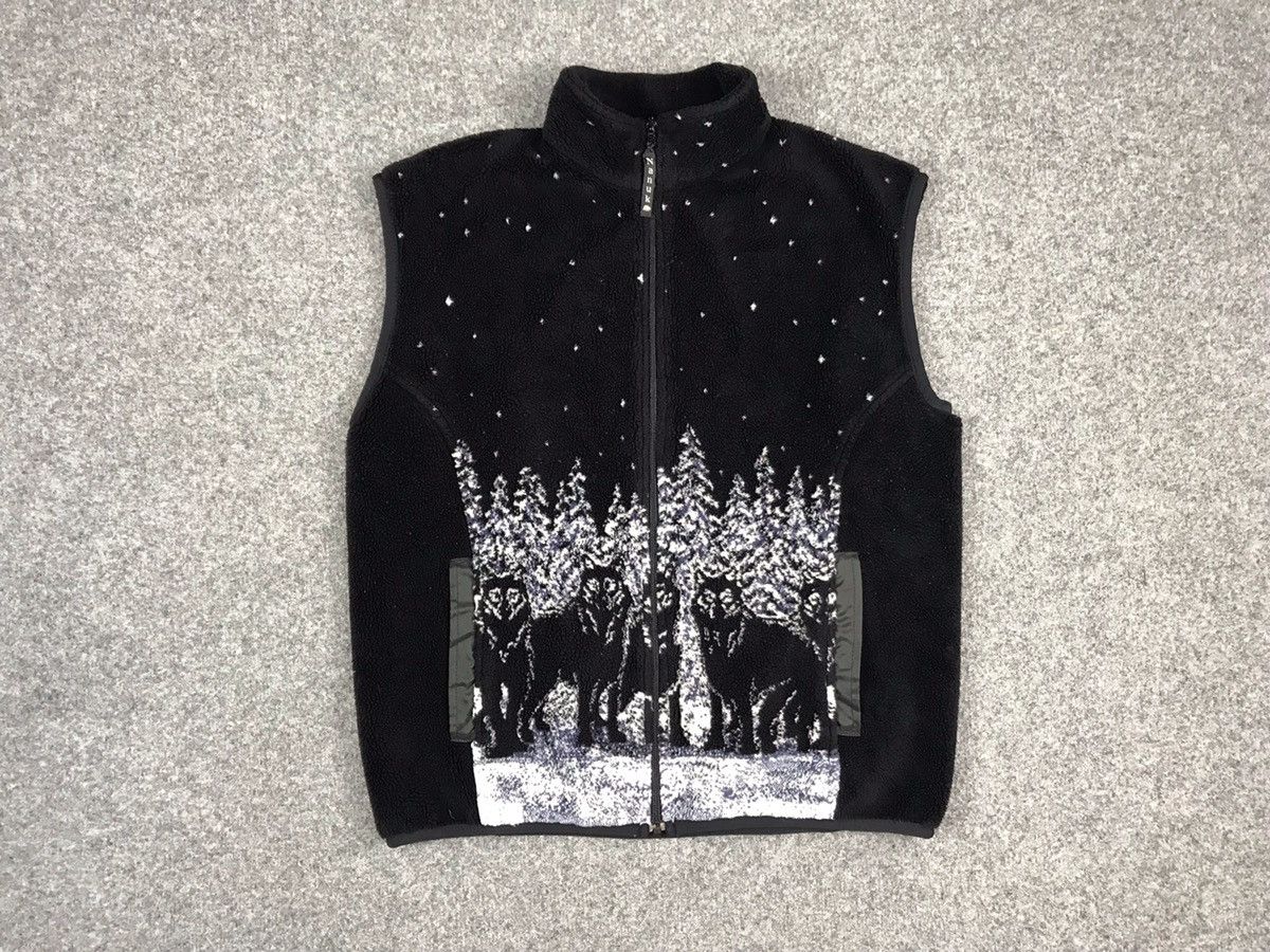Other Wolf print fleece vest Size US S / EU 44-46 / 1 - 1 Thumbnail