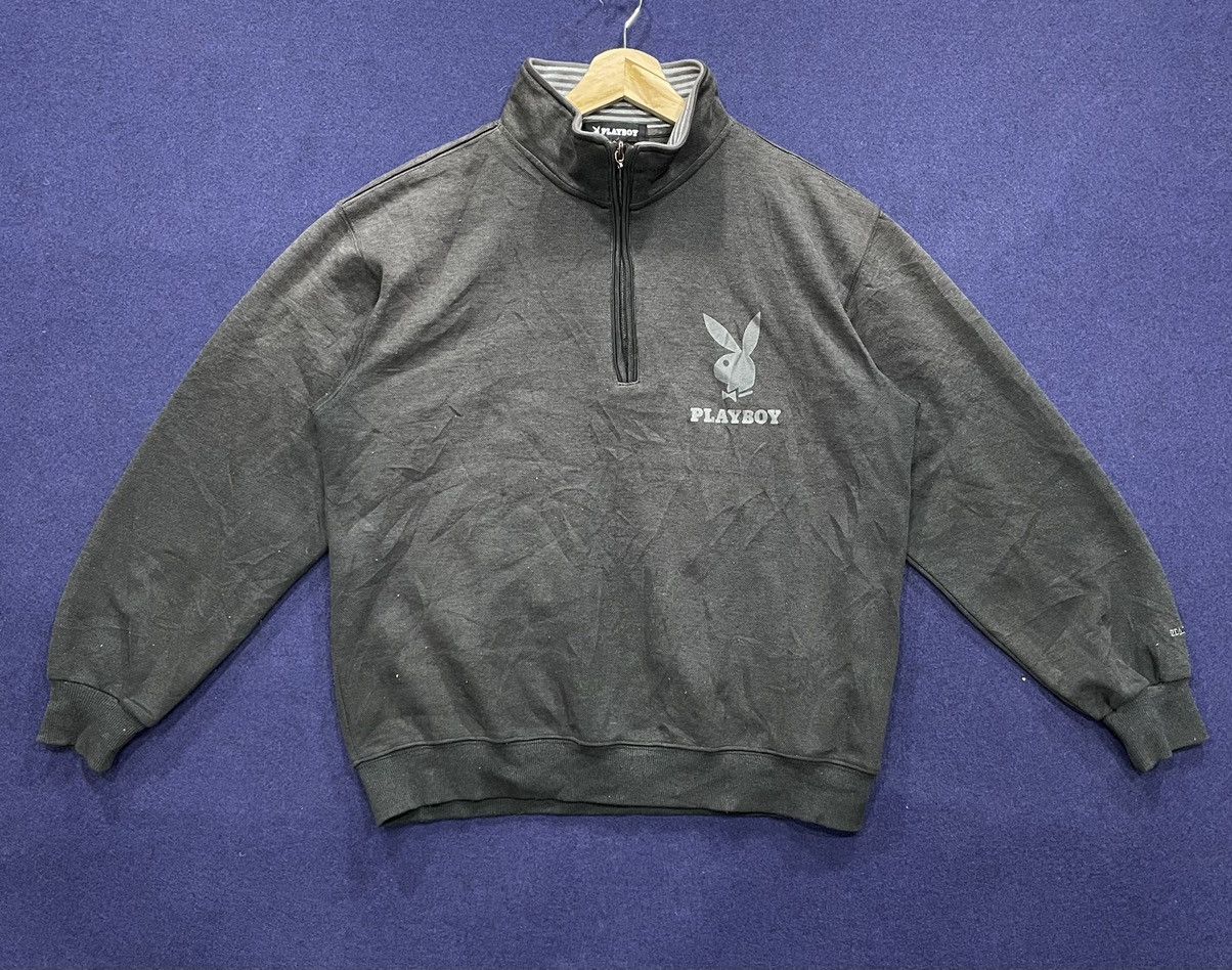 Playboy Half Zip Sweatshirt Grailed