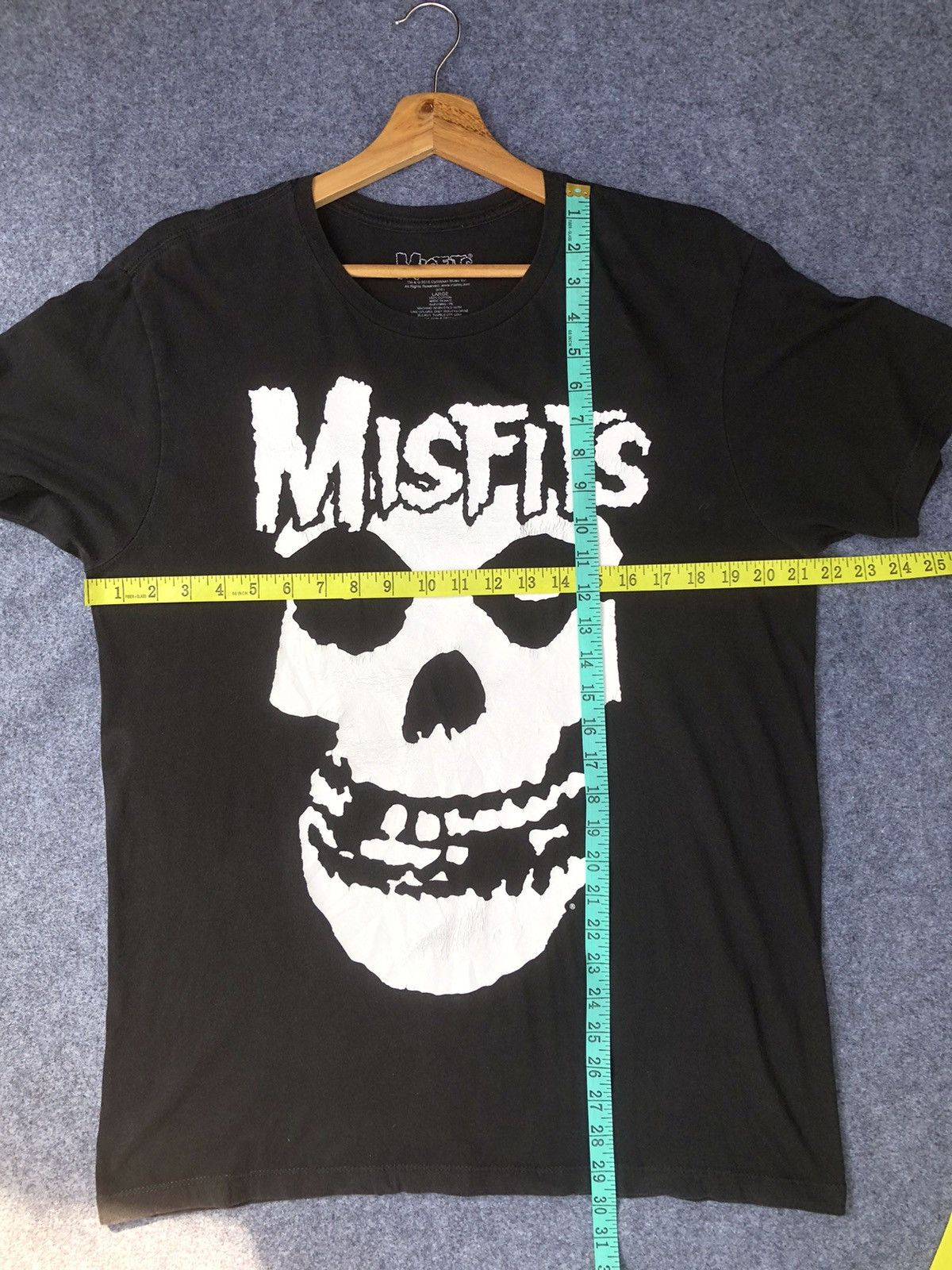 Band Tees Last Drop🔥Rare🔥Misfits Rock Metal Band Tee Size US L / EU 52-54 / 3 - 9 Thumbnail