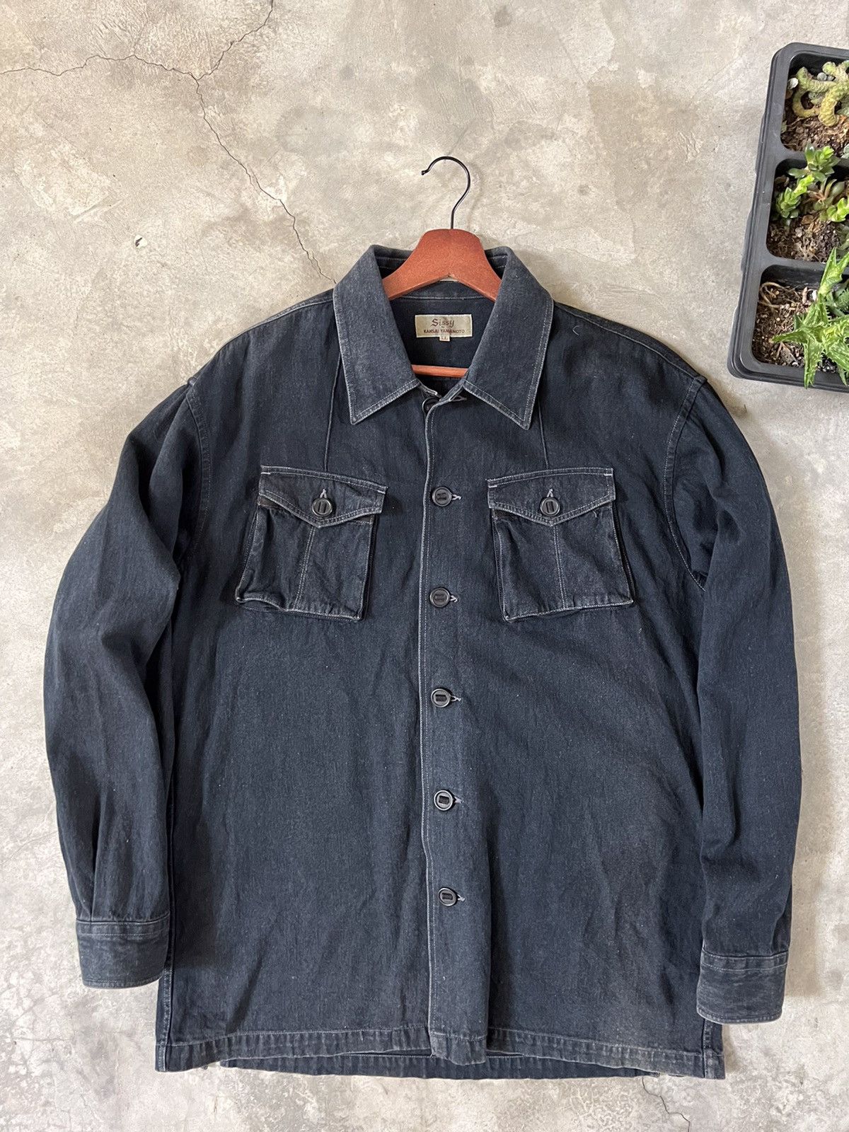 Vintage 🏴‍☠️ Sissy By Kansai Yamamoto Denim Flannel