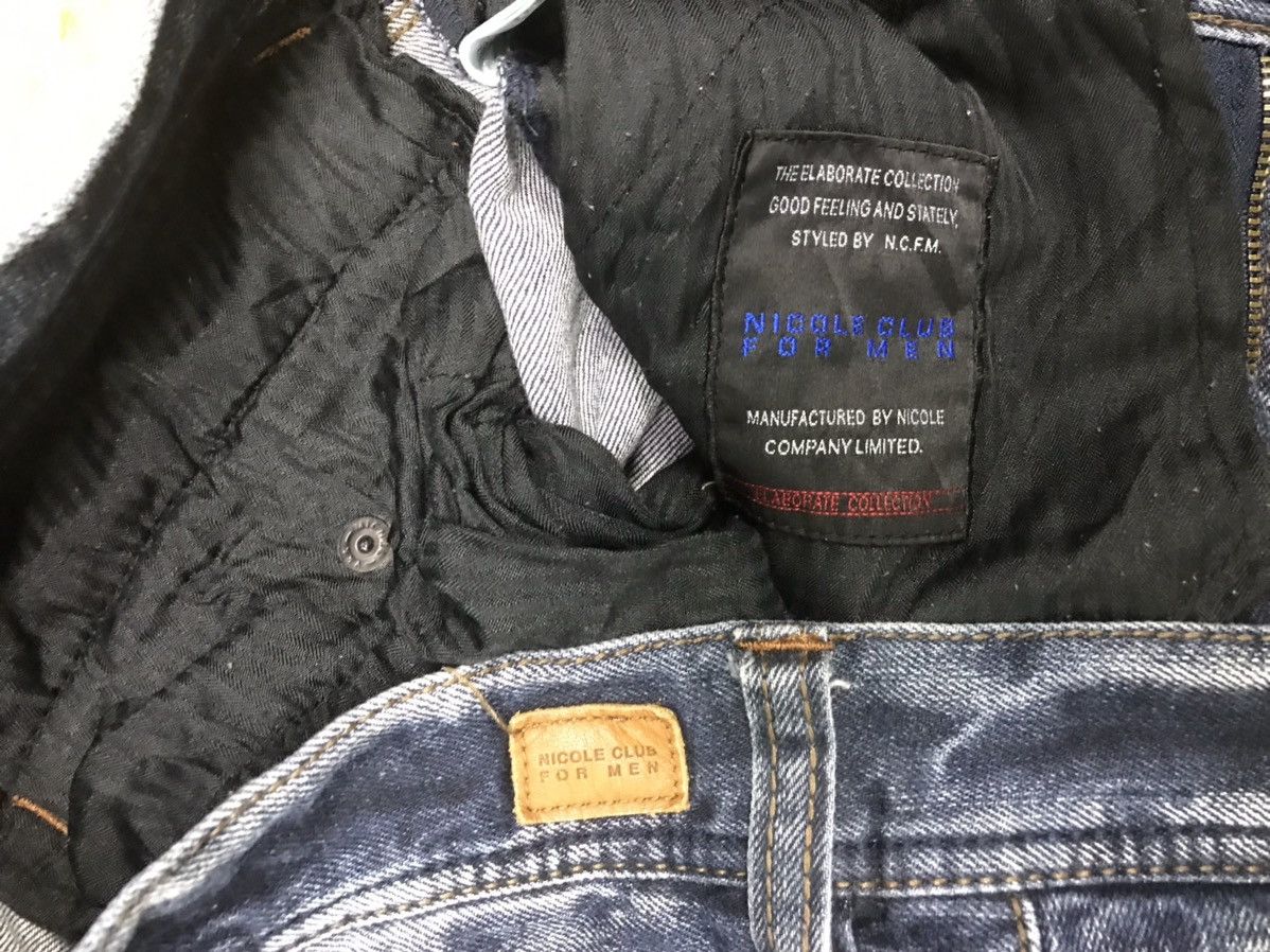 Japanese Brand Nicole Club For Men Denim Multi pocket Size 32x33 Size US 32 / EU 48 - 7 Thumbnail