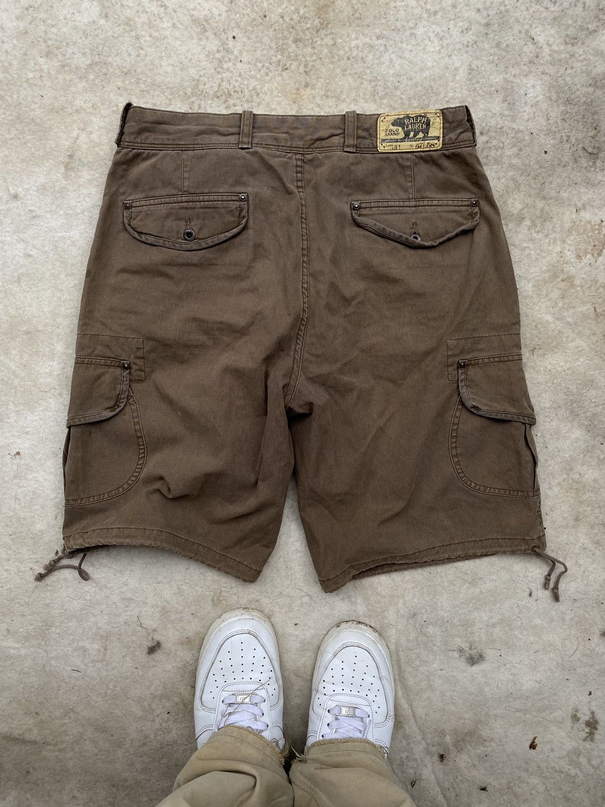 Polo Ralph Lauren × Vintage Vintage Polo Ralph Lauren Cargo Multi pocket shorts Size US 34 / EU 50 - 2 Thumbnail