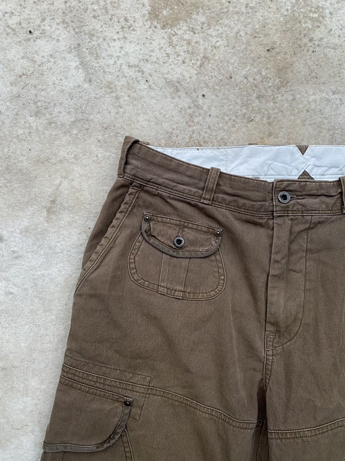 Polo Ralph Lauren × Vintage Vintage Polo Ralph Lauren Cargo Multi pocket shorts Size US 34 / EU 50 - 4 Thumbnail
